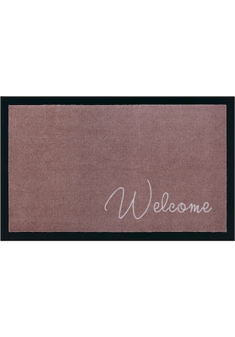 Home affaire Fußmatte »Welcome«, rechteckig, 5 mm Höhe, In und Outdoor geeignet,... kaufen