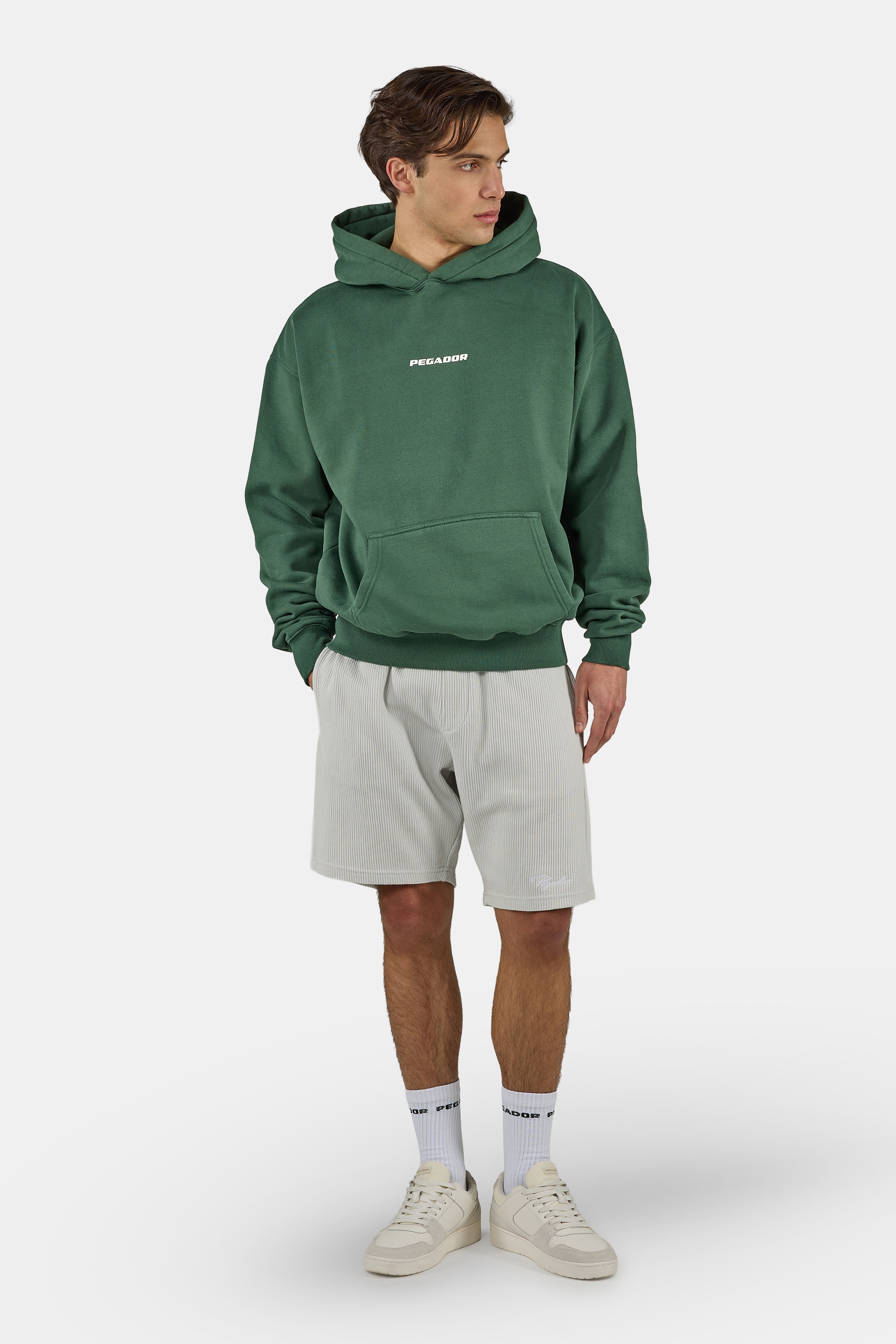 PEGADOR Kapuzensweatshirt »COLNE LOGO OVERSIZED HOODIE«, Baumwollmischung, oversize
