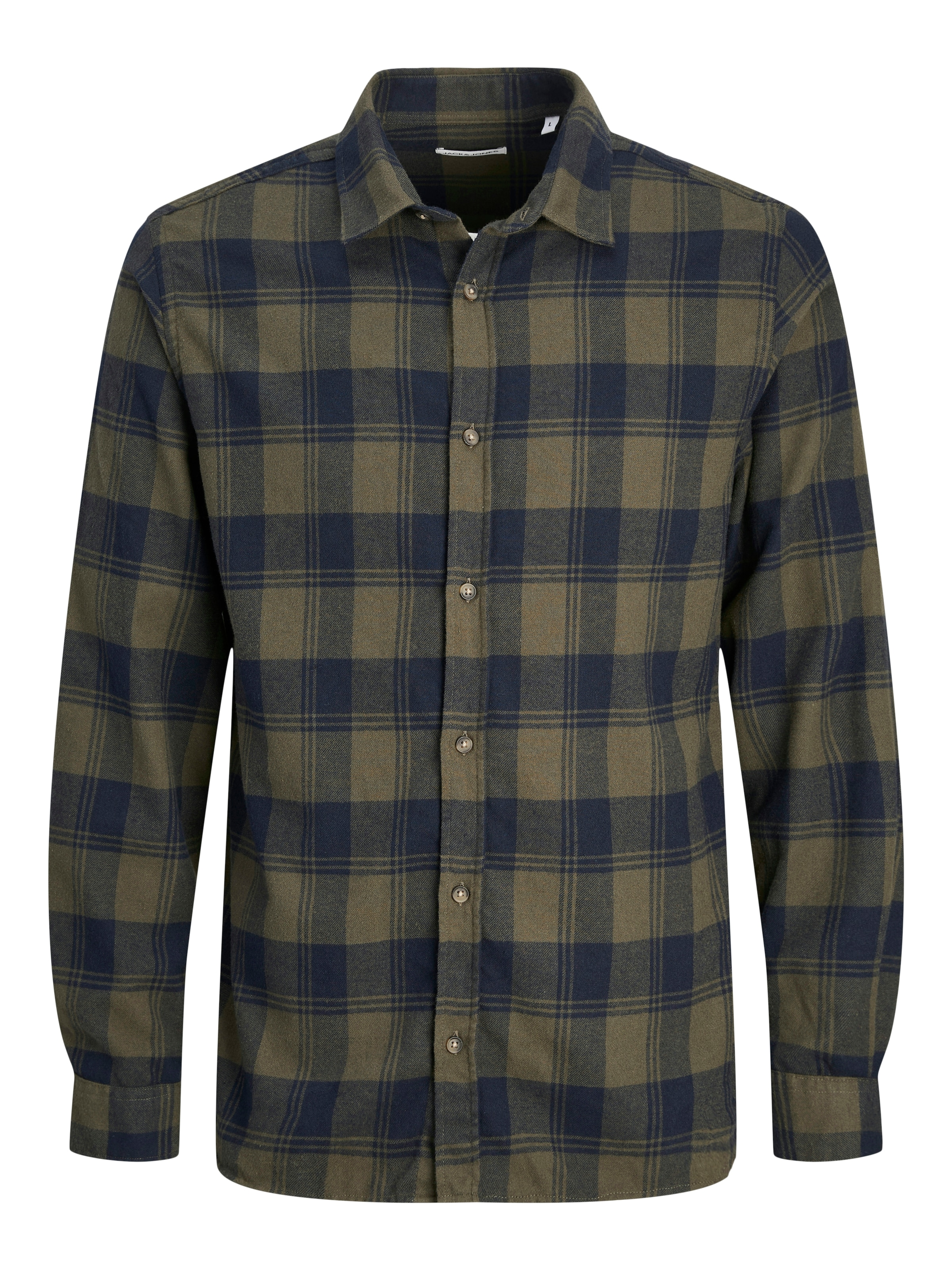 Jack & Jones Langarmhemd »JJJOSHUA FALL BUFFALO SHIRT LS«