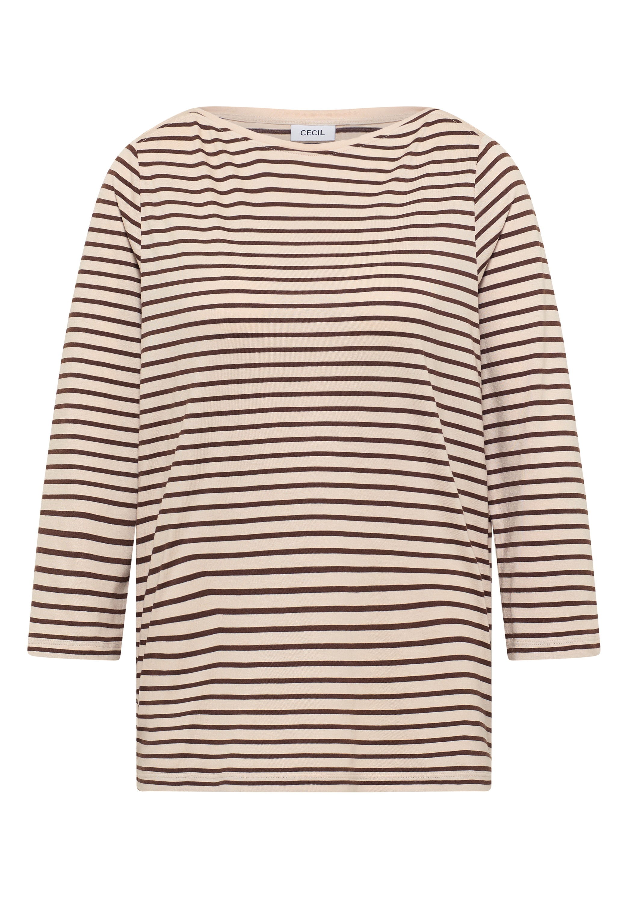 Cecil 3/4-Arm-Shirt, mit Streifen Muster