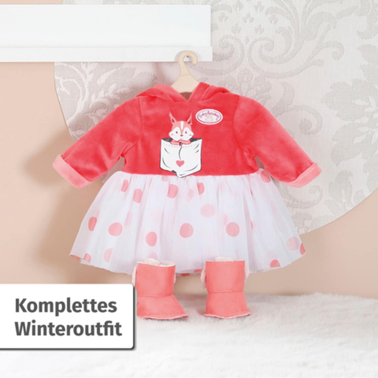 Baby Annabell Puppenkleidung »Deluxe Eichhörnchen Tutu, 43 cm«