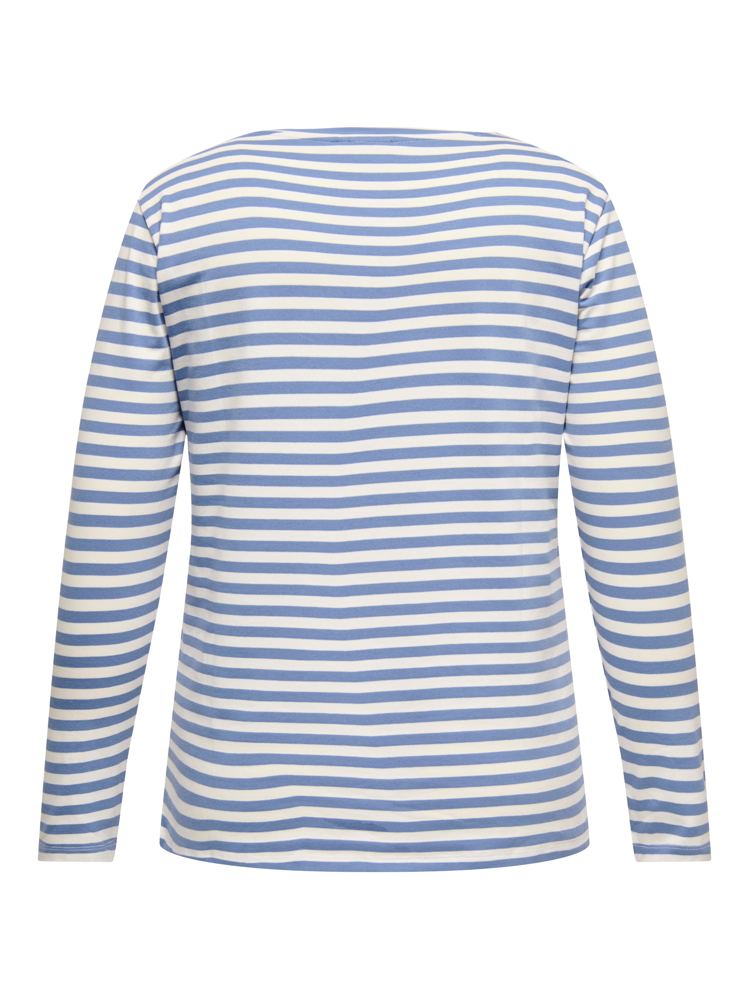 ONLY CARMAKOMA Langarmshirt »CARBODIL L/S O-NECK BLOUSE JRS« Materialmix, slim fit