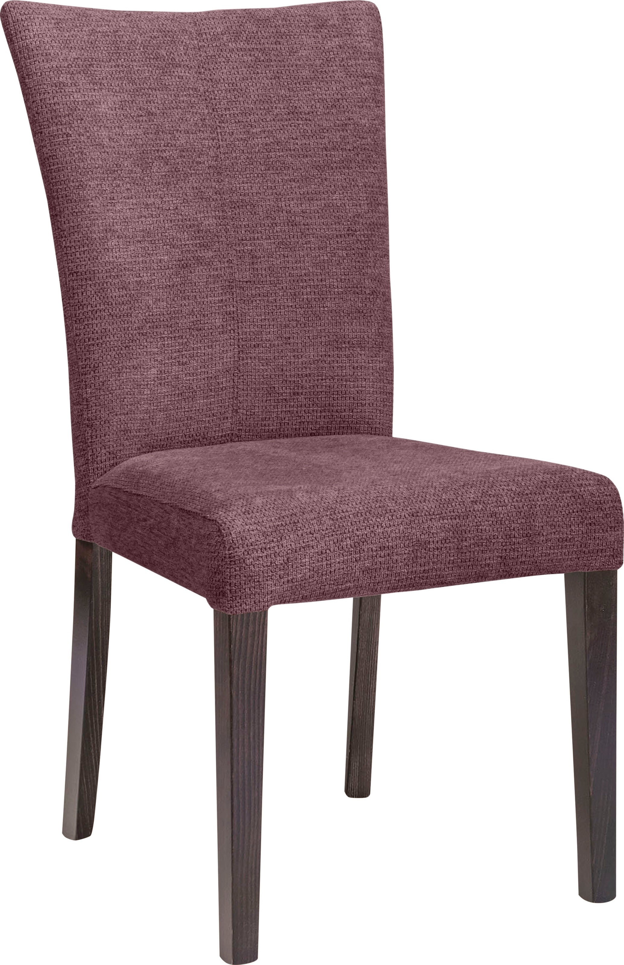 Home affaire 4-Fußstuhl »Aspen« (Set) 2 Stk.Beine aus massiver Buche, wengefarben lackiert