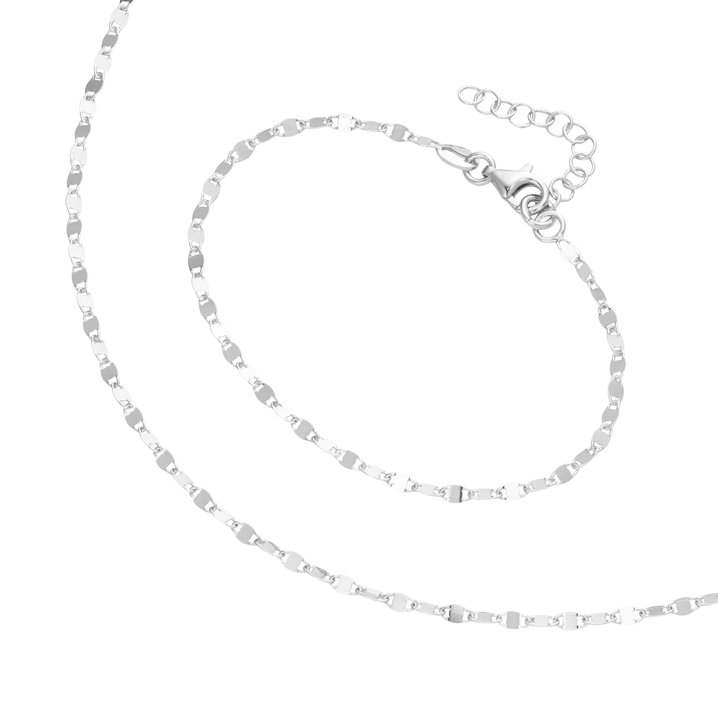 Smart Jewel mit Schmuckset Armband »Schmuckset Set kleinen Plättchen« 2-teiliges UNIVERSAL | kaufen und Collier