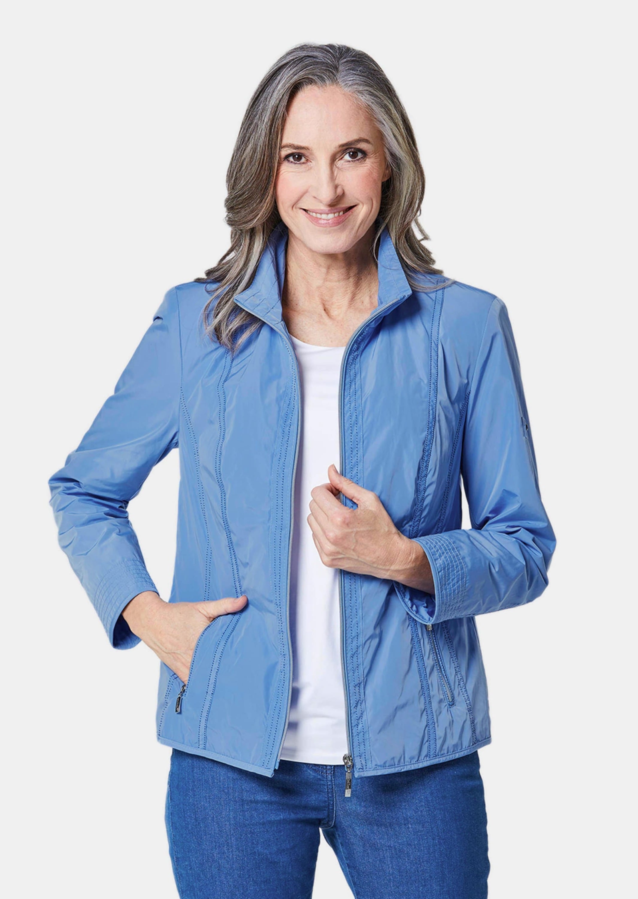 GOLDNER Blouson »Sportive Übergangsjacke mit Stehkragen«