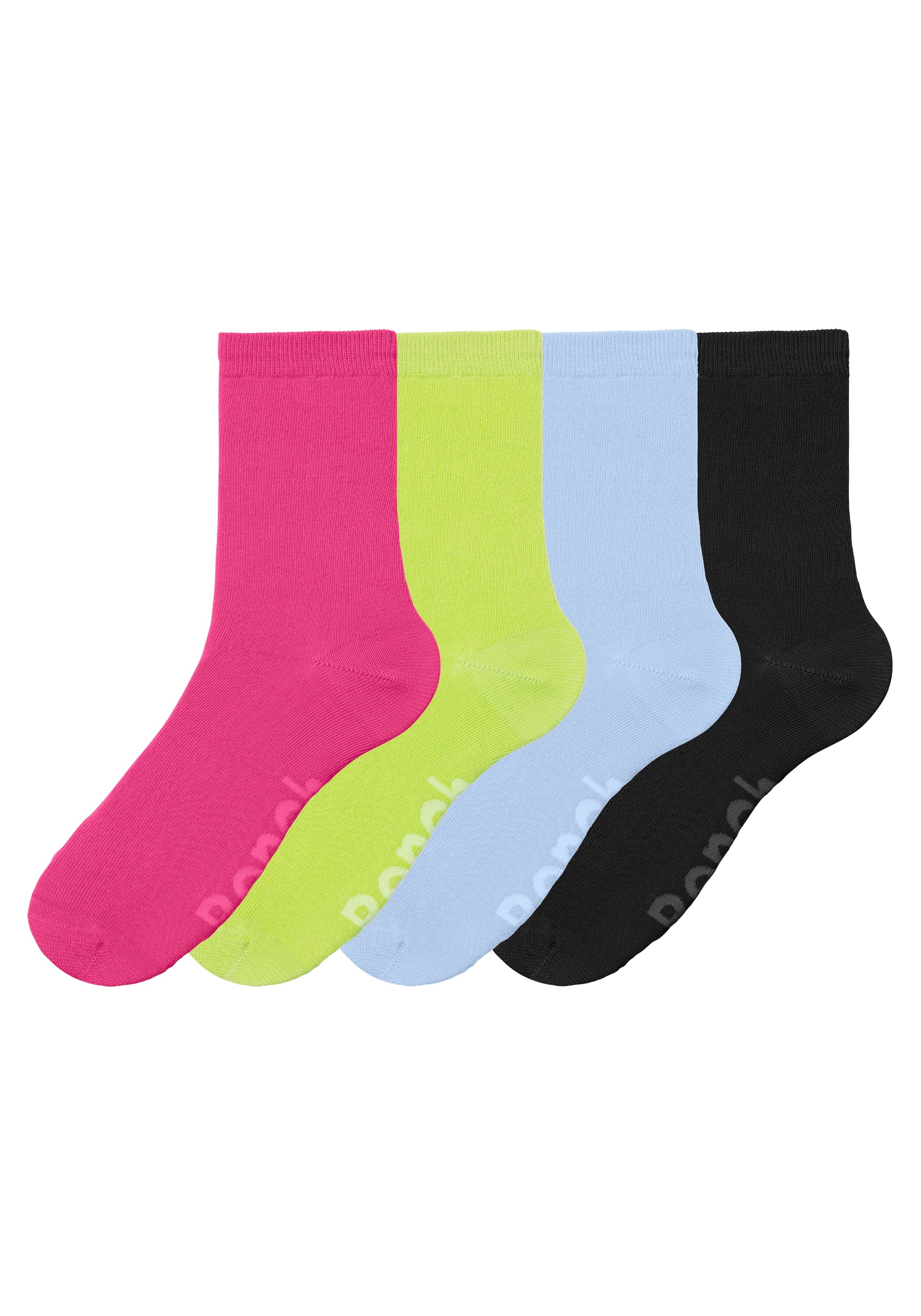 Bench. Socken, (Dose, 4 Paar), mit farbigen Innenbündchen, sortiert in edler Geschenkdose