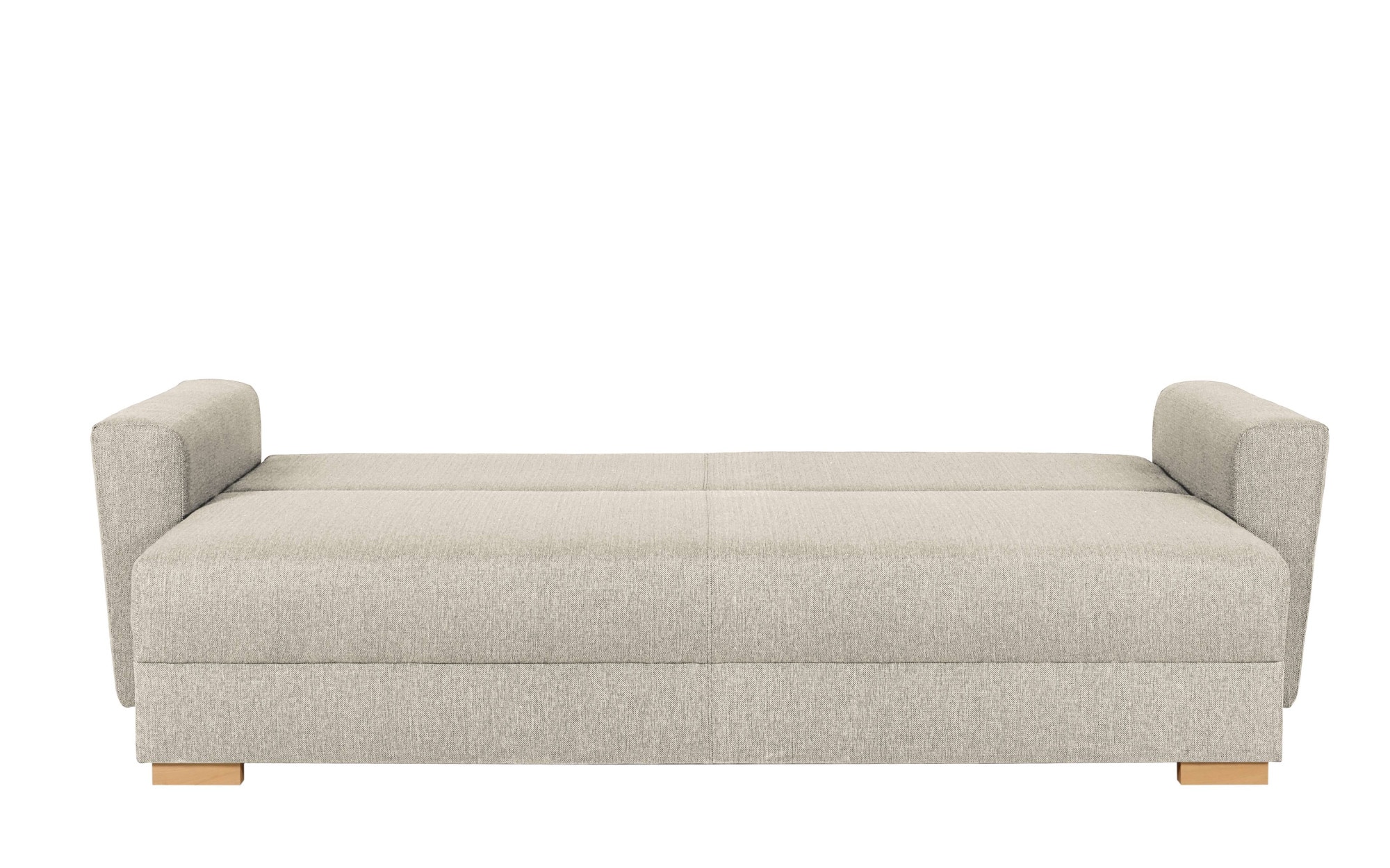 INOSIGN 3-Sitzer »MAGHERA Schlafsofa mit Bettkasten, in hochwertiger Verarbeitung«, mit Wellenunterfederung, Cord und Struktur-Bezug, B/H/T 230/92,5/79 cm
