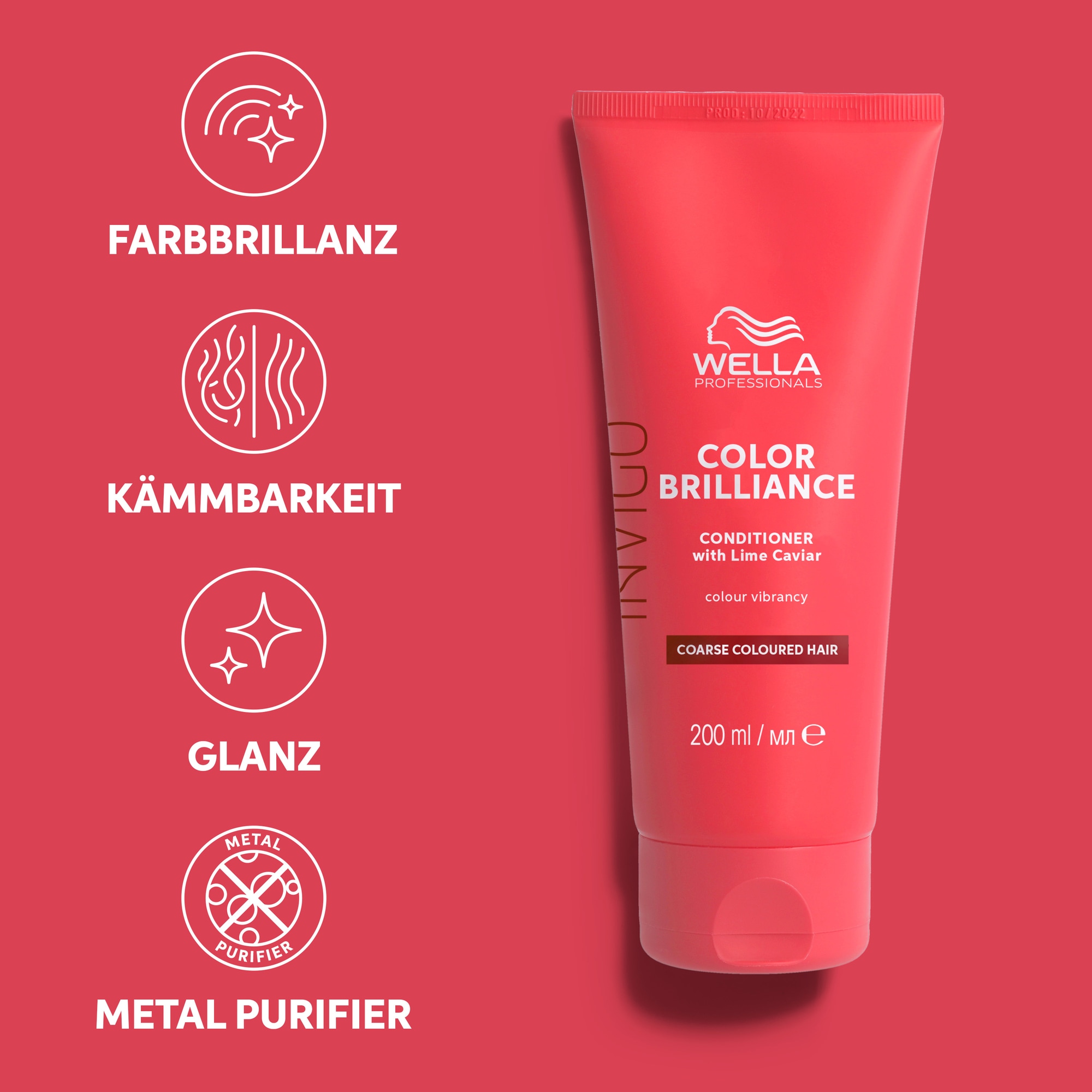 Wella Professionals Haarspülung »Color Brilliance Conditioner kräftig« intensiver Farbschutz, verstärkt Glanz, pflegend