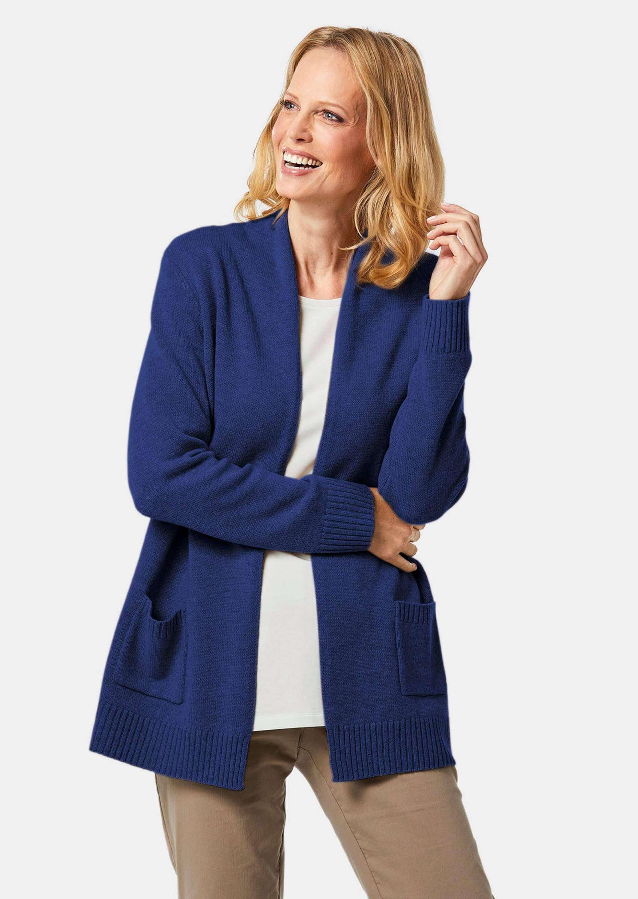 GOLDNER Strickjacke »Strickjacke Strickjacke aus Merinowolle«