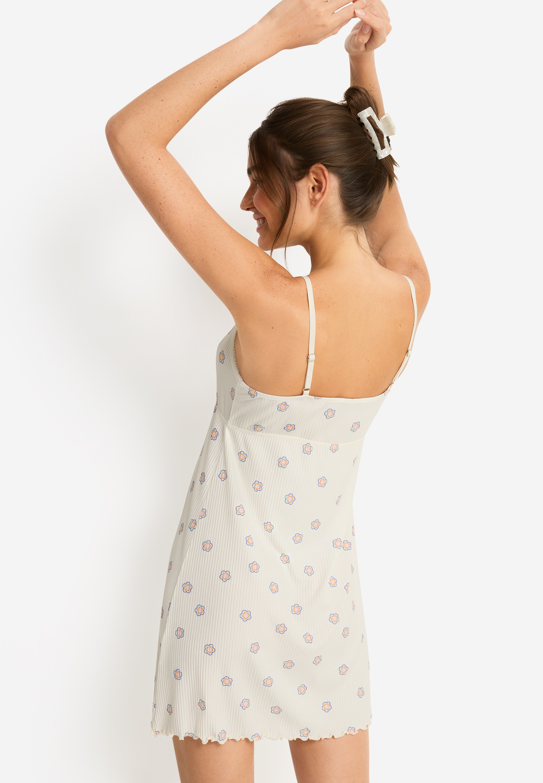 LSCN by LASCANA Negligé 1 tlg. tlg. mit All-over Print