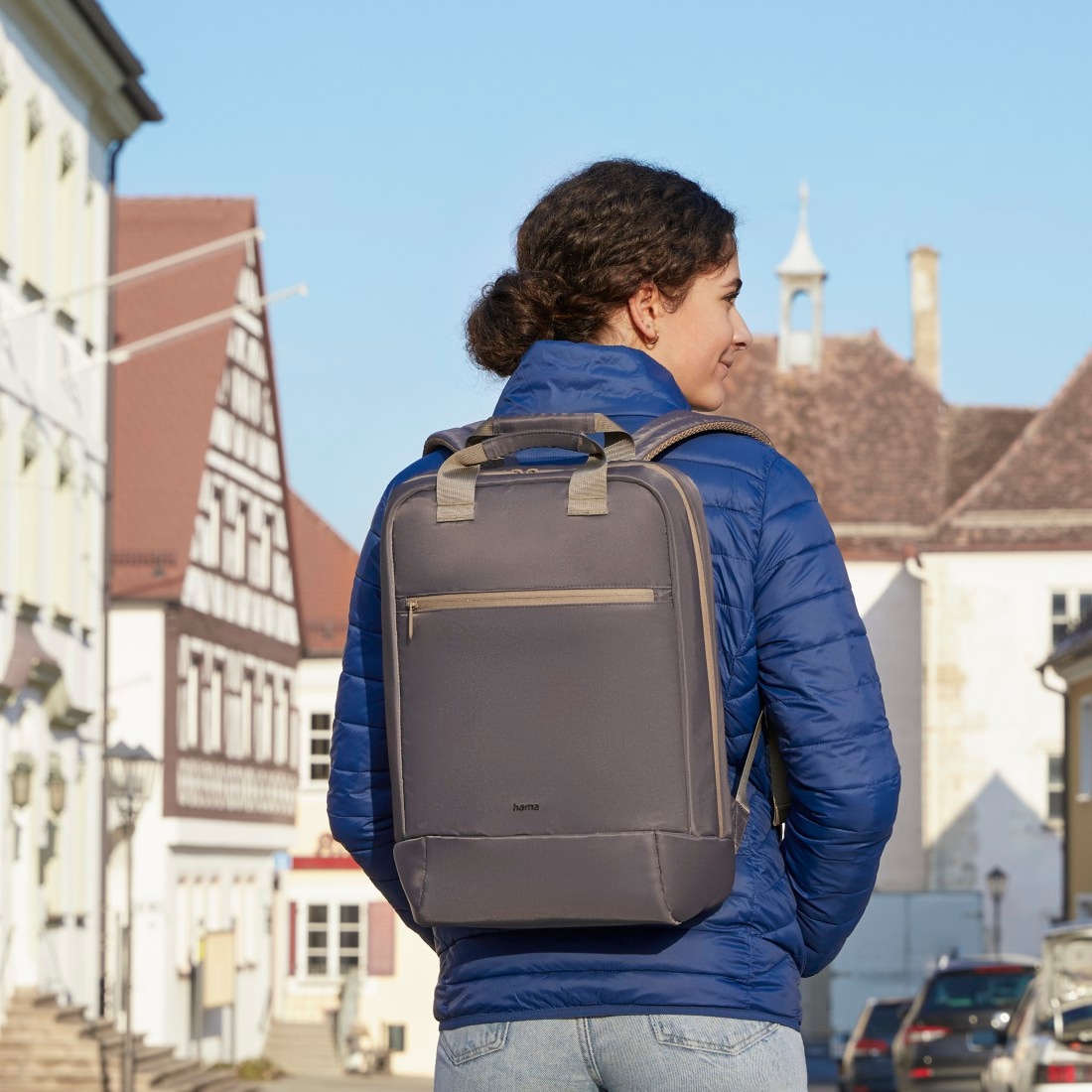 Hama Notebookrucksack »Laptop Rucksack bis 16,2“ (leicht, gepolstert, 3 extra Fächer)«