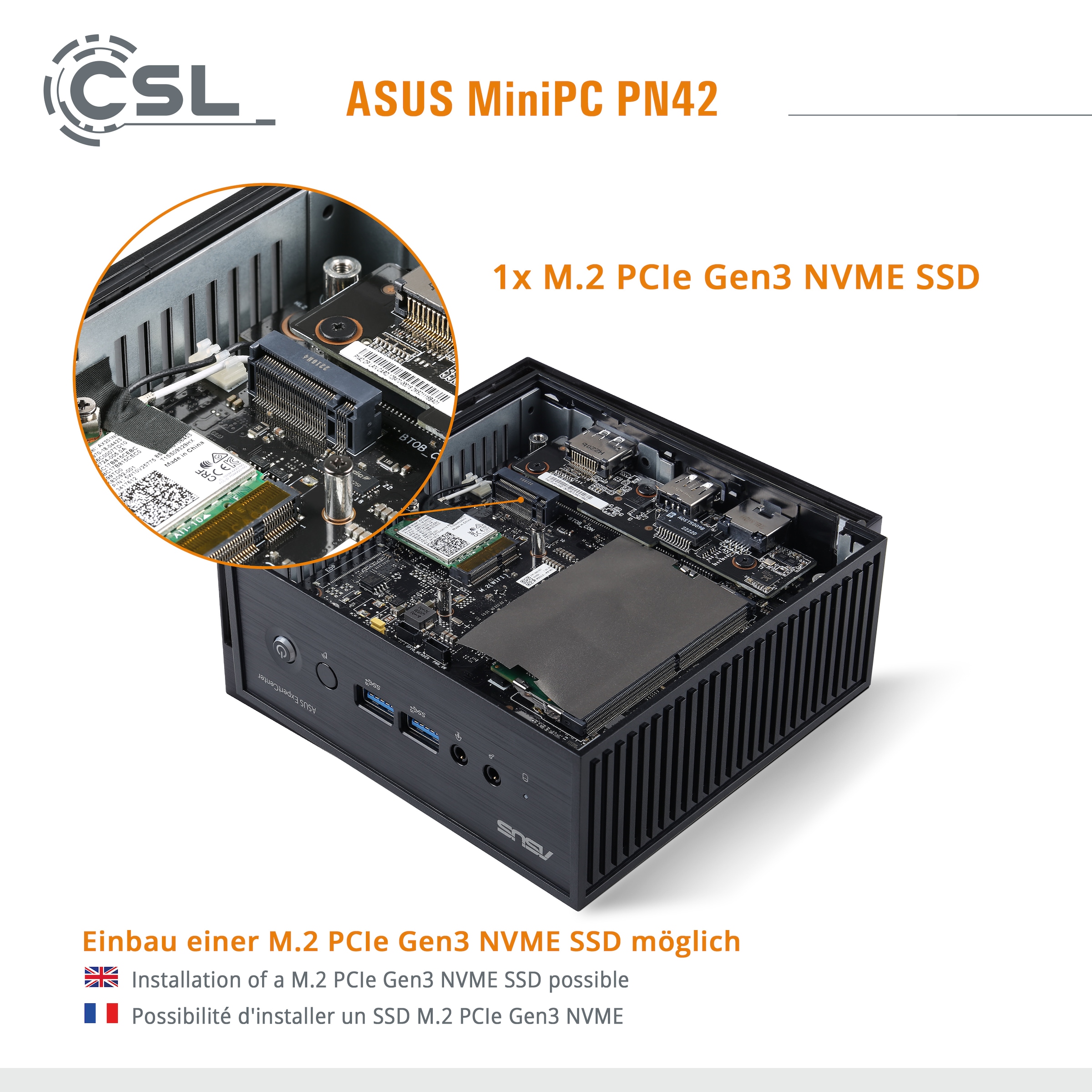 Asus Mini-PC »Mini-PC ASUS PN42 Intel N200 Windows 11«