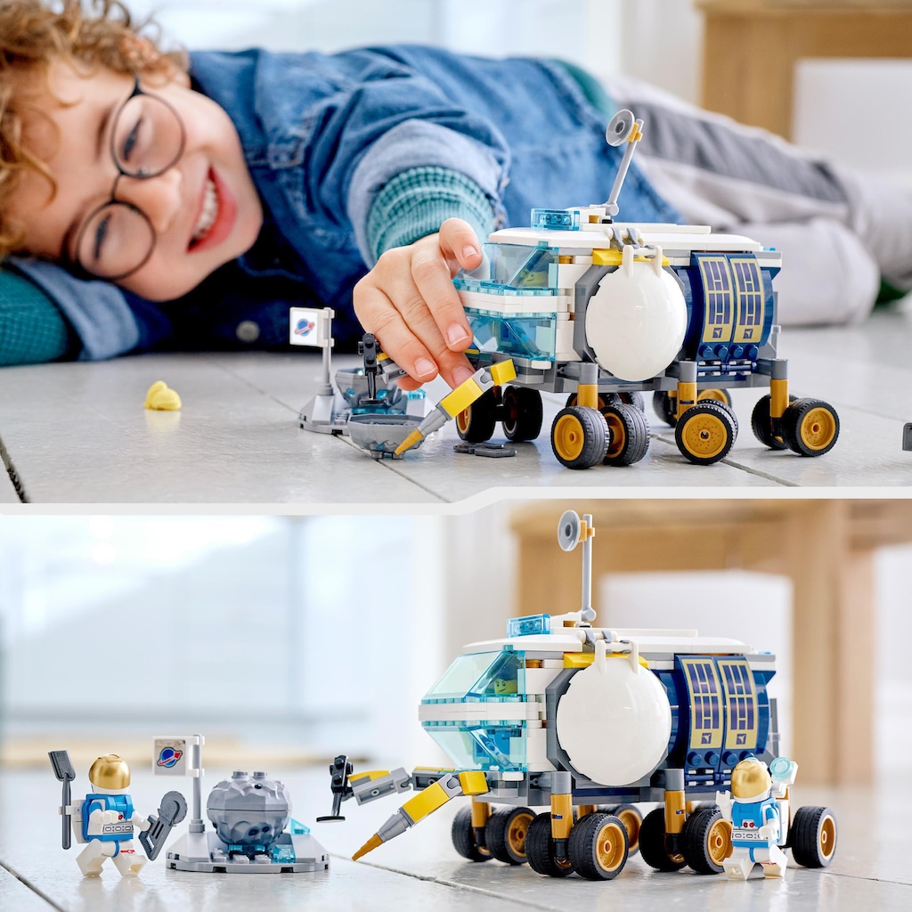 LEGO® Konstruktionsspielsteine »Mond-Rover (60348), LEGO® City«, (275 St.), Made in Europe