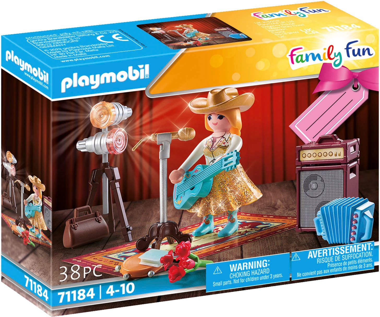 Playmobil® Konstruktions-Spielset »Country Sängerin (71184), Family Fun«, (38 St.), Made in Europe