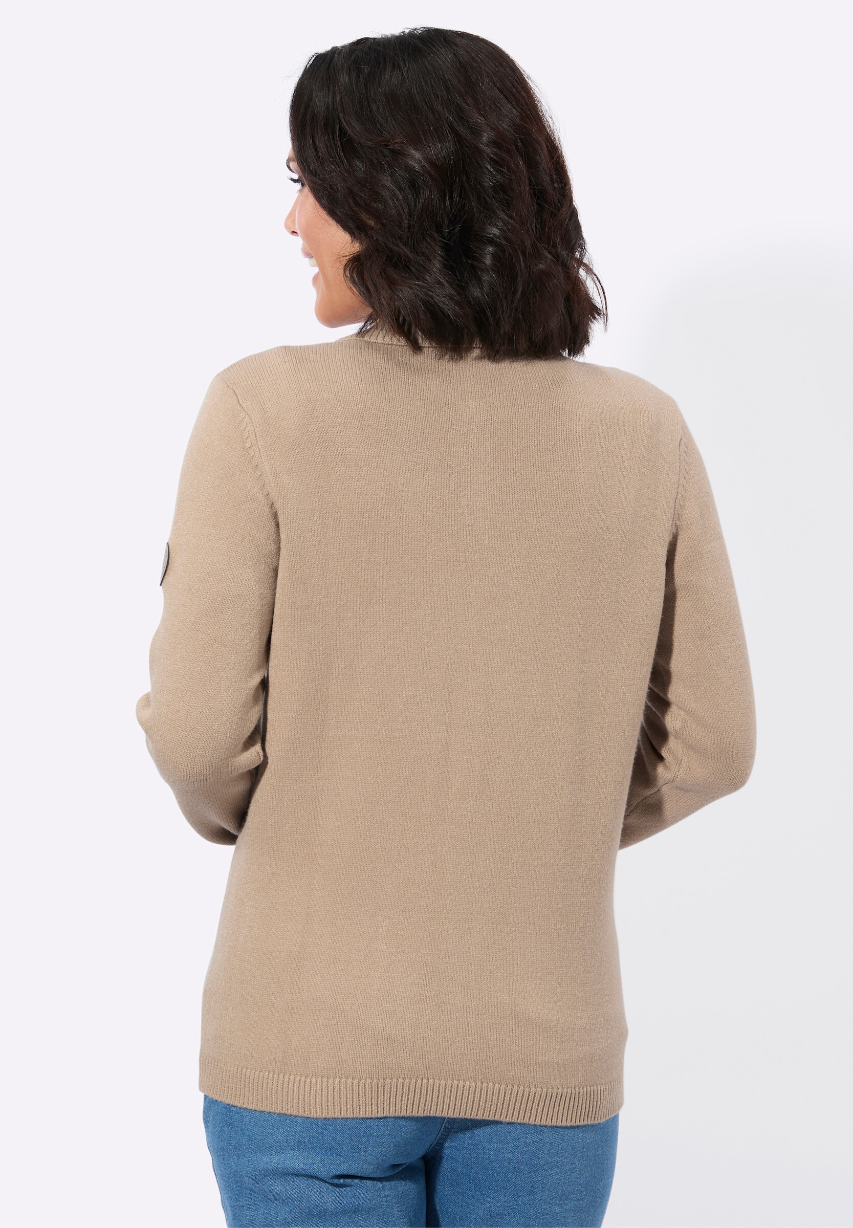 Witt Strickjacke »Strickjacke Strickjacke mit Polokragen«