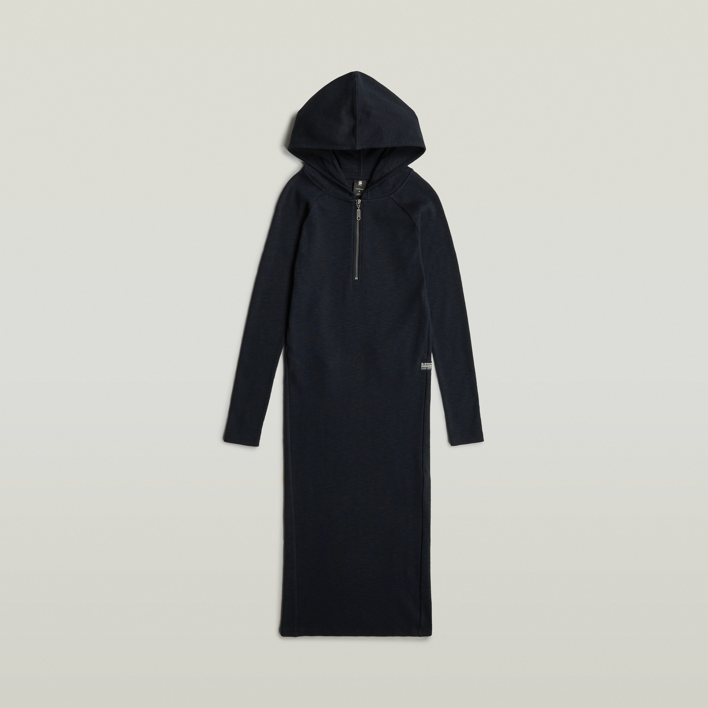 G-STAR Sommerkleid »Half Zip Hdd Slim Dress«, mit Kapuze