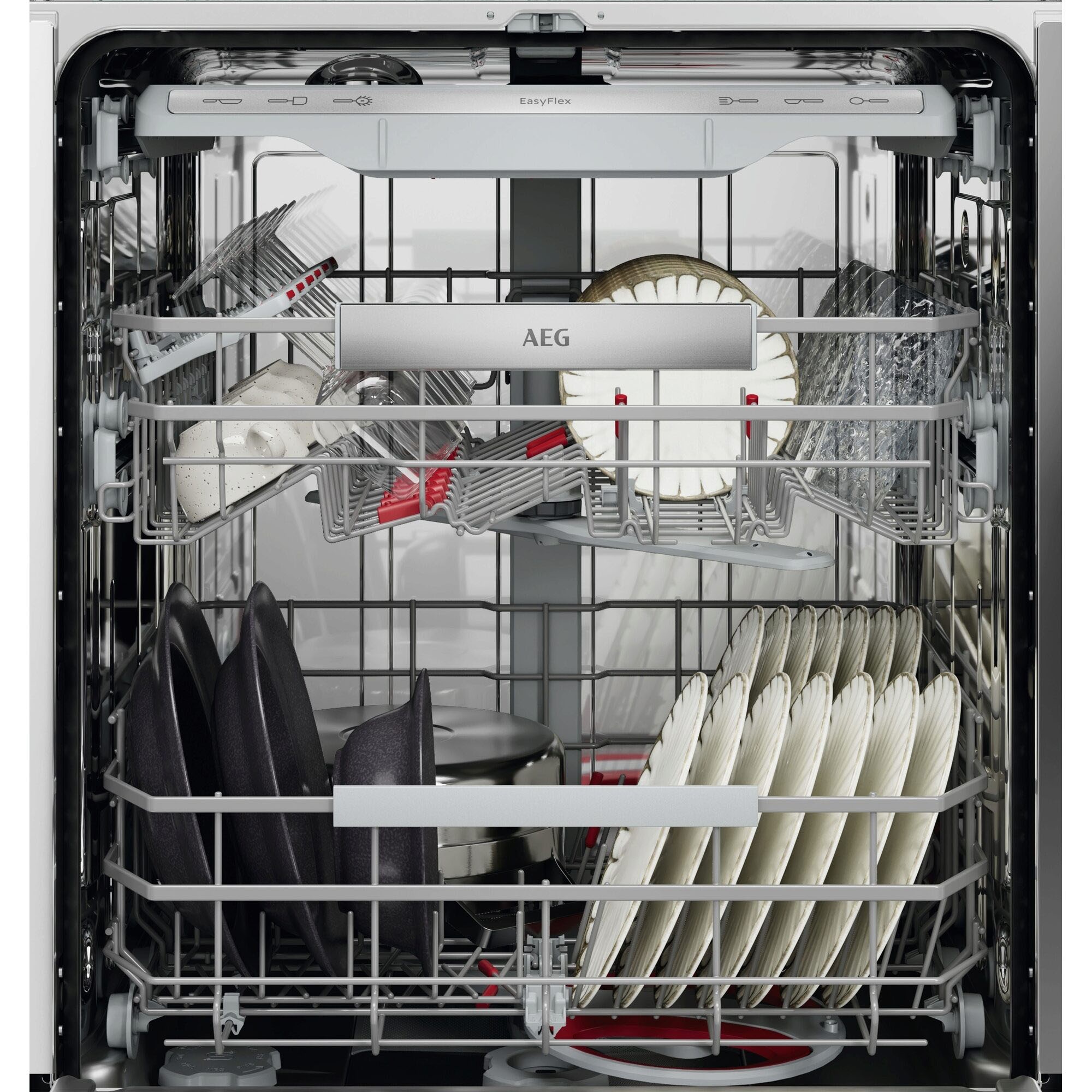 AEG vollintegrierbarer Geschirrspüler Serie 8000, 60 cm, WiFi »GI8200A2TC« 14 tlg. Maßgedecke Leise Spülmaschine 38 dB kraftvoll gegen Eingebranntes bei 8,4l Wasser
