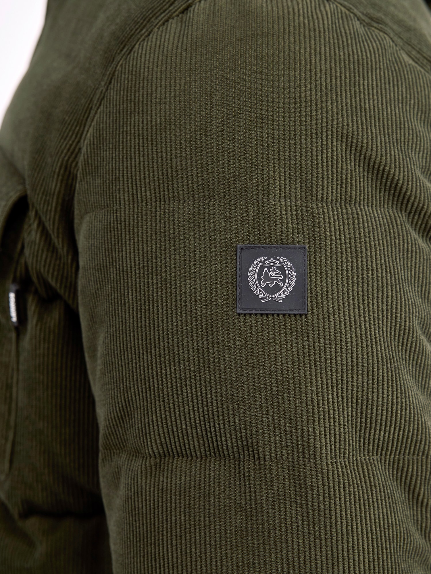 LERROS Winterjacke »LERROS Herren Steppjacke in funktionaler Cord-Optik« mit Kapuze Wasser- und windabweisend, atmungsaktiv