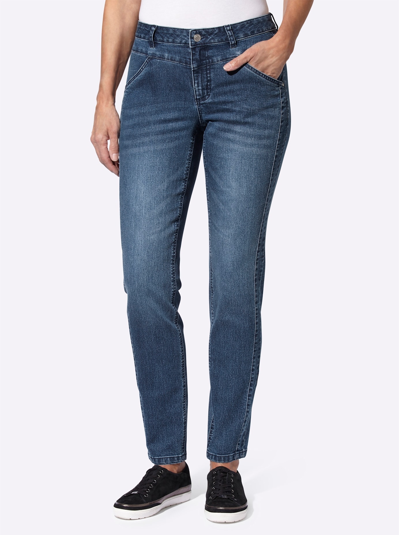 Casual Looks Bequeme Jeans, (1 tlg.)