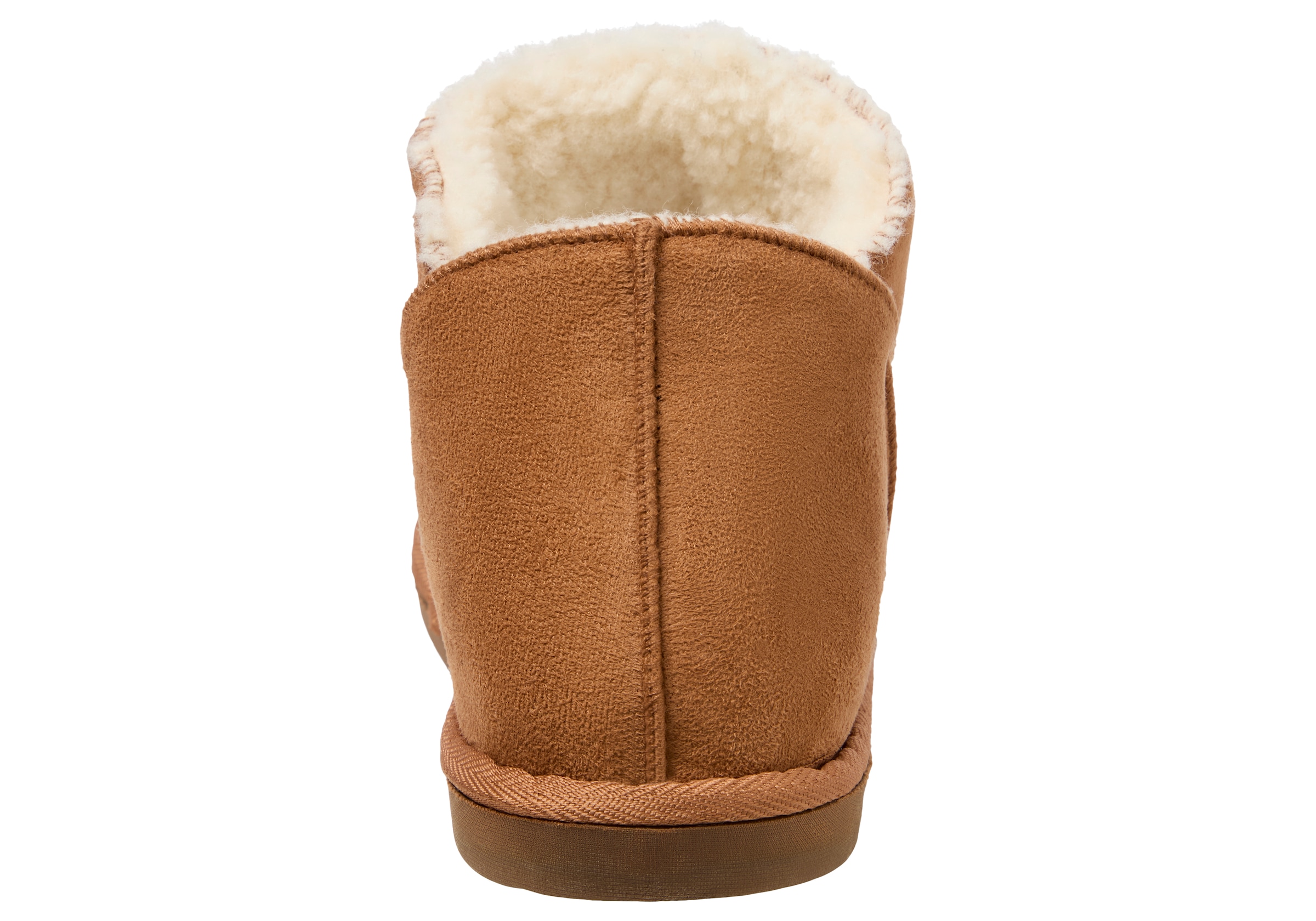 Apollo Hausschuh »LADIES HOME BOOTS SUEDE«  mit Logoprägung und kuscheligen, wärmenden Innenfutter