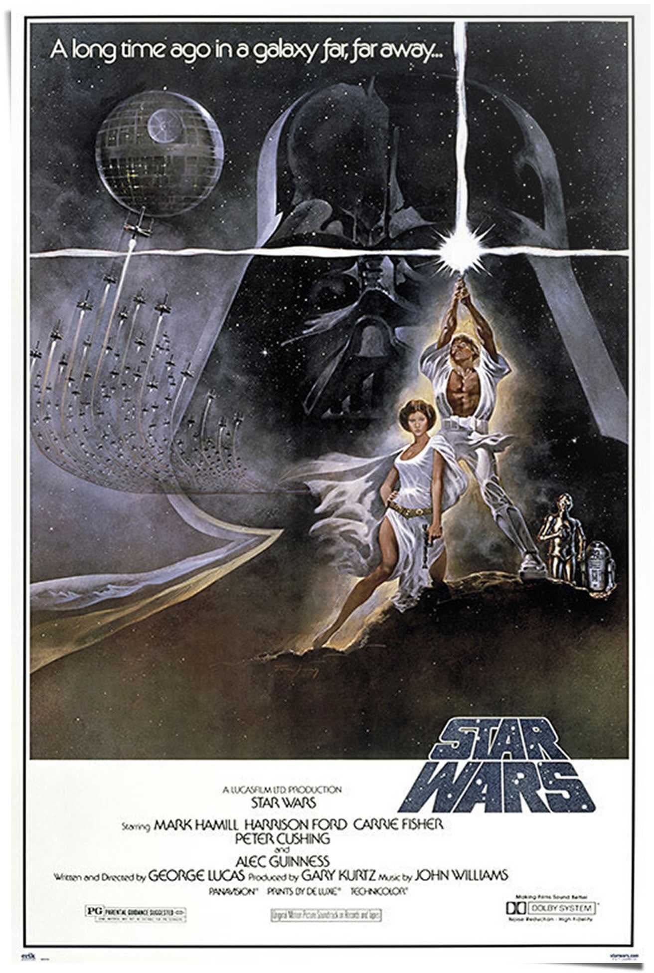 Poster »Star Wars - a new hope«