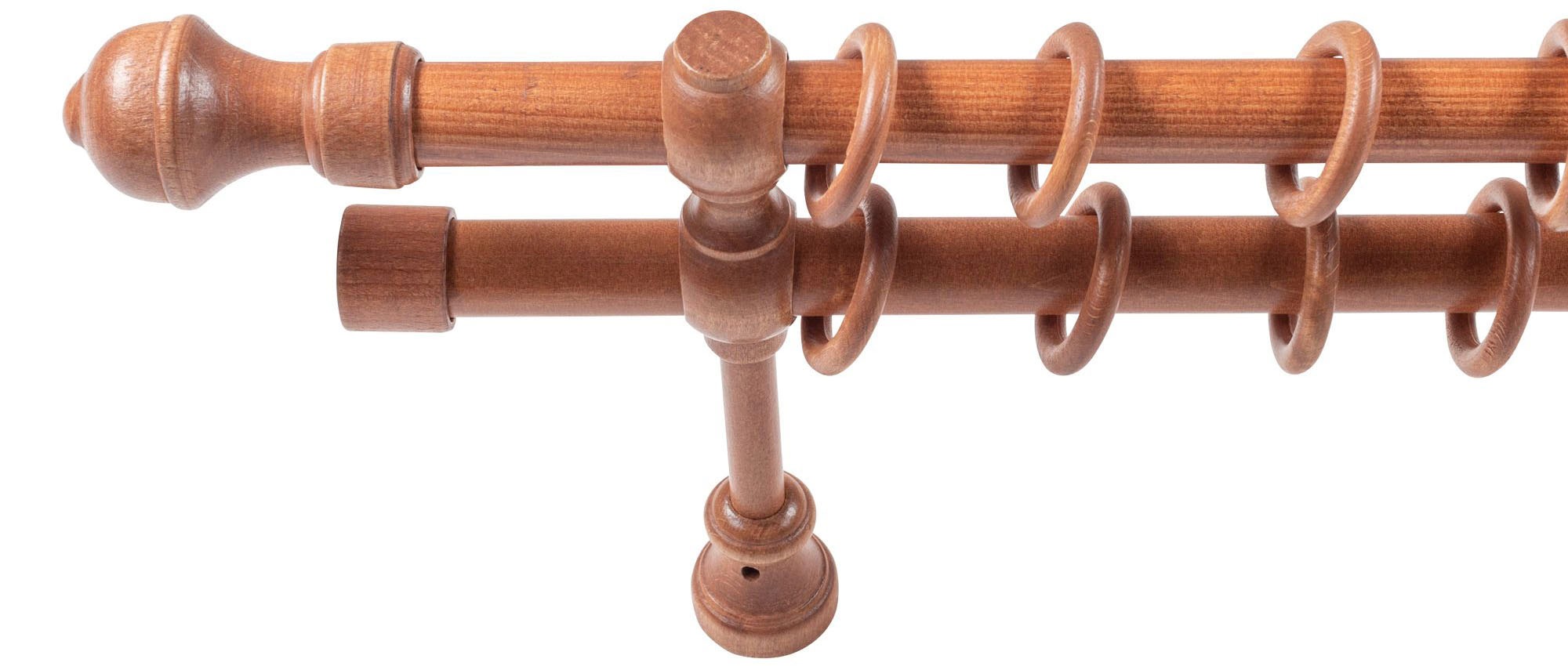 SN DECO GROUP Gardinenstange »Ares«, 2 läufig-läufig, Fixmaß