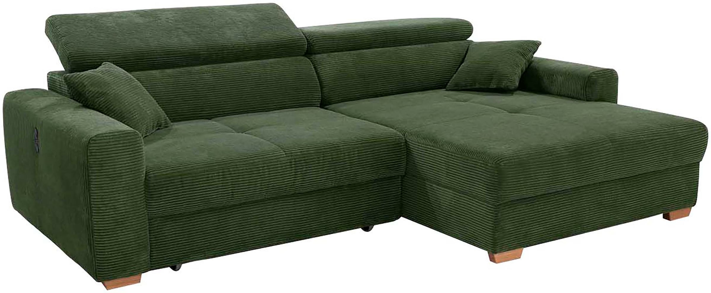 Jockenhöfer Gruppe Ecksofa »Slider, L-Form, 140kg Belastbarkeit je Sitzplatz«, elektromotorische Sitztiefenverstellung,USB-Ladeports,mit Kopfstützen