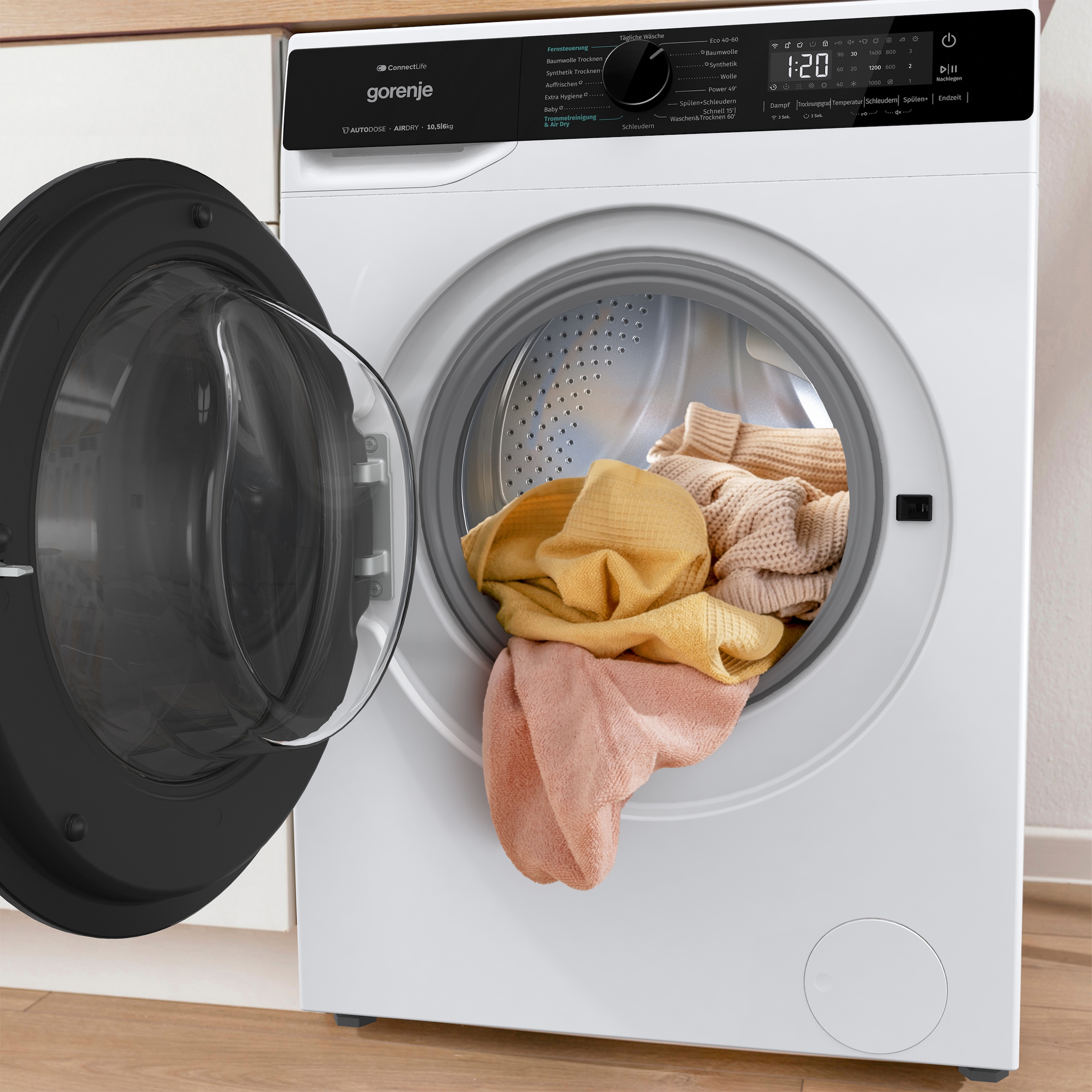GORENJE Waschtrockner »WD2PA1X64ADAAW/DE«, Energieklasse A-20%
