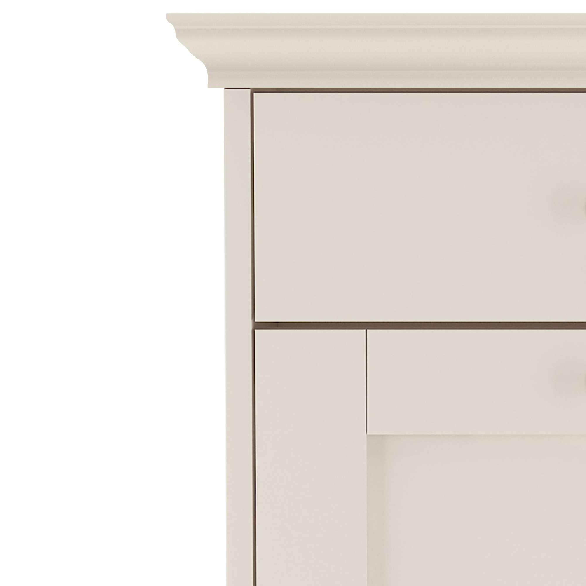 OTTO home Schuhkommode »Binz Schuhschrank mit 2 Klappen und 1 Schublade mit Metallknopfgriffen« mit schönen Metallgriffen und vielen Stauraummöglichkeiten, Höhe 105cm