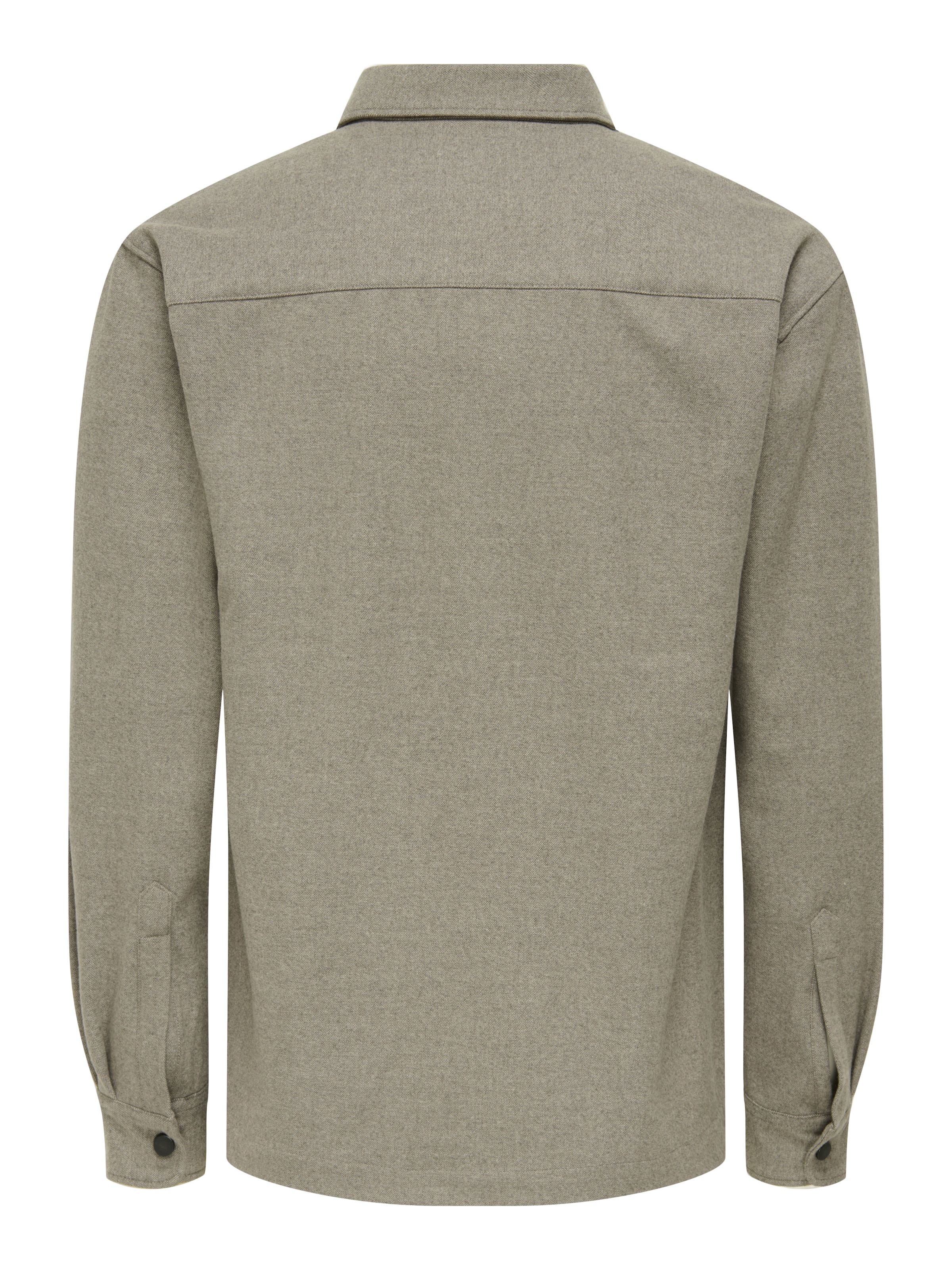 ONLY & SONS Langarmhemd »ONSMARK BRUSHED 0353 OVERSHIRT« Materialmix, regular fit