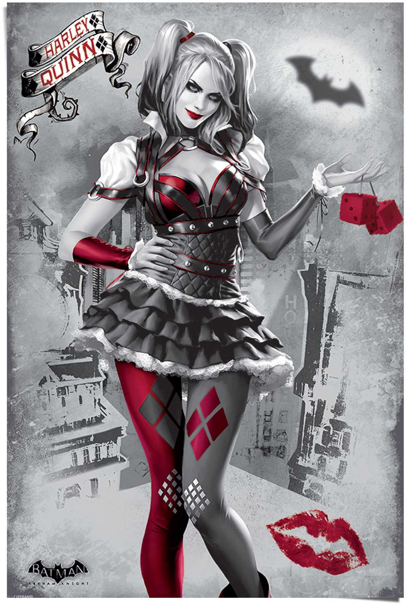 Reinders! Poster »Batman Harley Quinn«, (1 St.) auf Rechnung kaufen