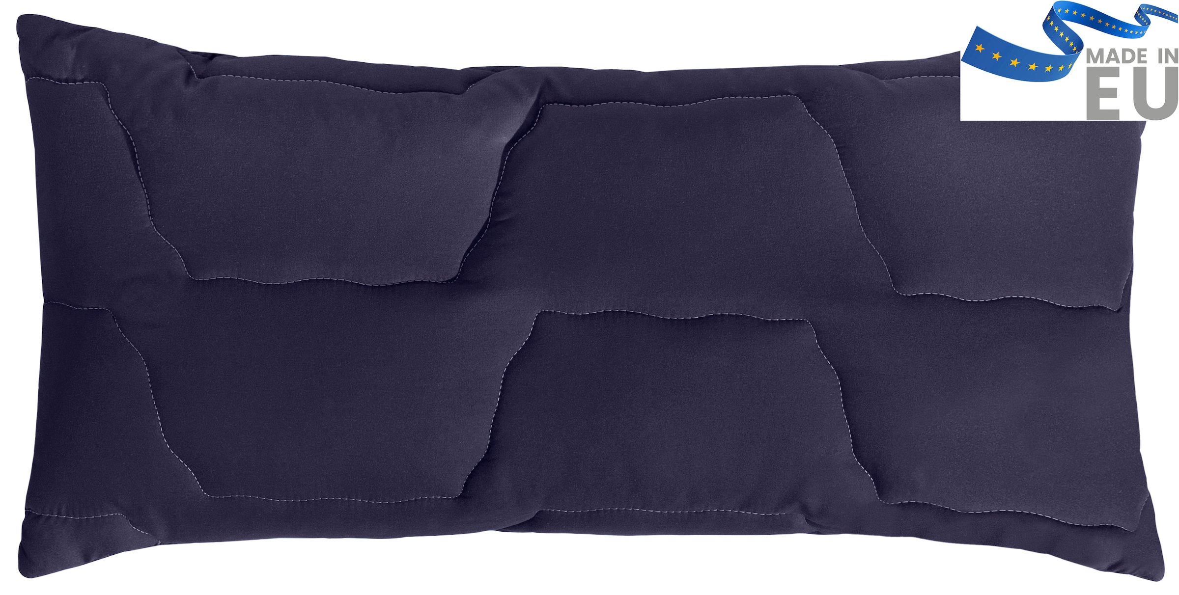 OTTO home Microfaserkissen "Microlux Kopfkissen 40x80 cm, 80x80 cm" Füllung: 3D-Faserbällchen 1 Stk. tlg. Kissen, in den Farben: weiß, blau, rosa & grün