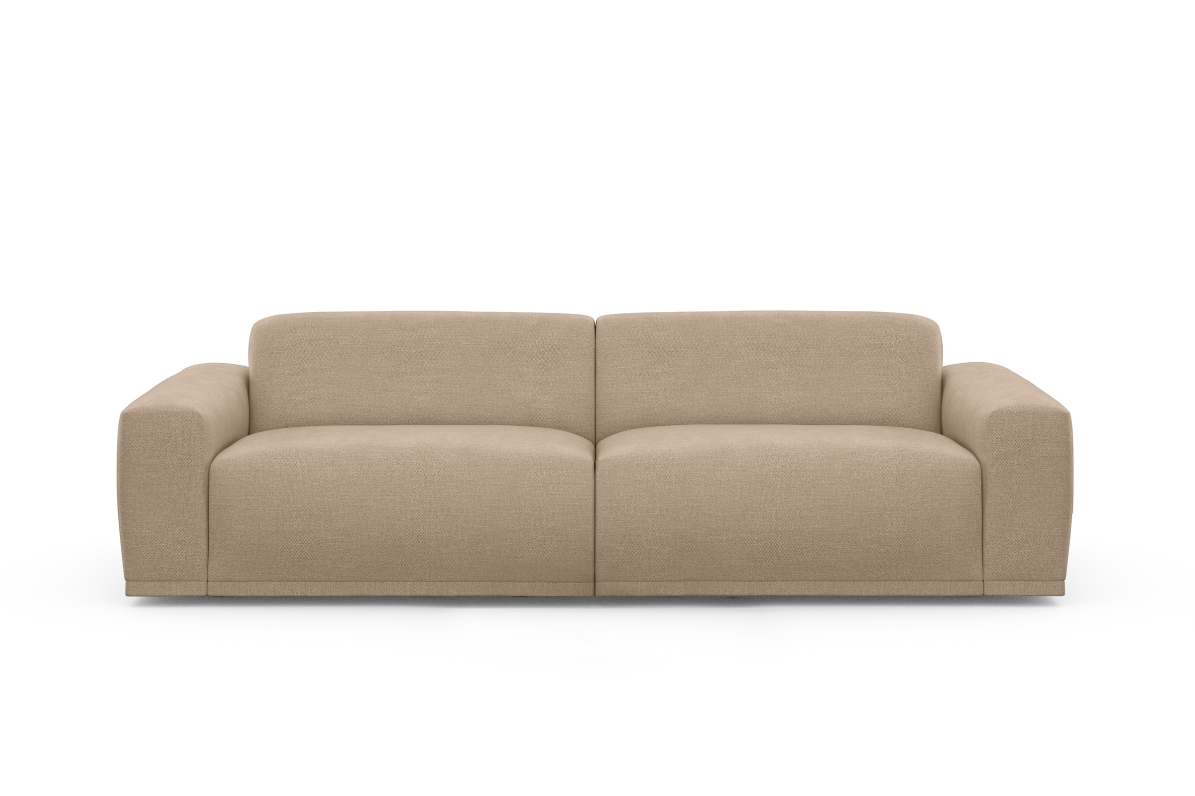 TRENDMANUFAKTUR Big-Sofa »Braga, mit hochwertigem Kaltschaum, Megasofa, in Cord erhältlich«, modernes Big-Sofa, Couch mit hohem Sitzkomfort, 254/72/107 cm (B/H/T)