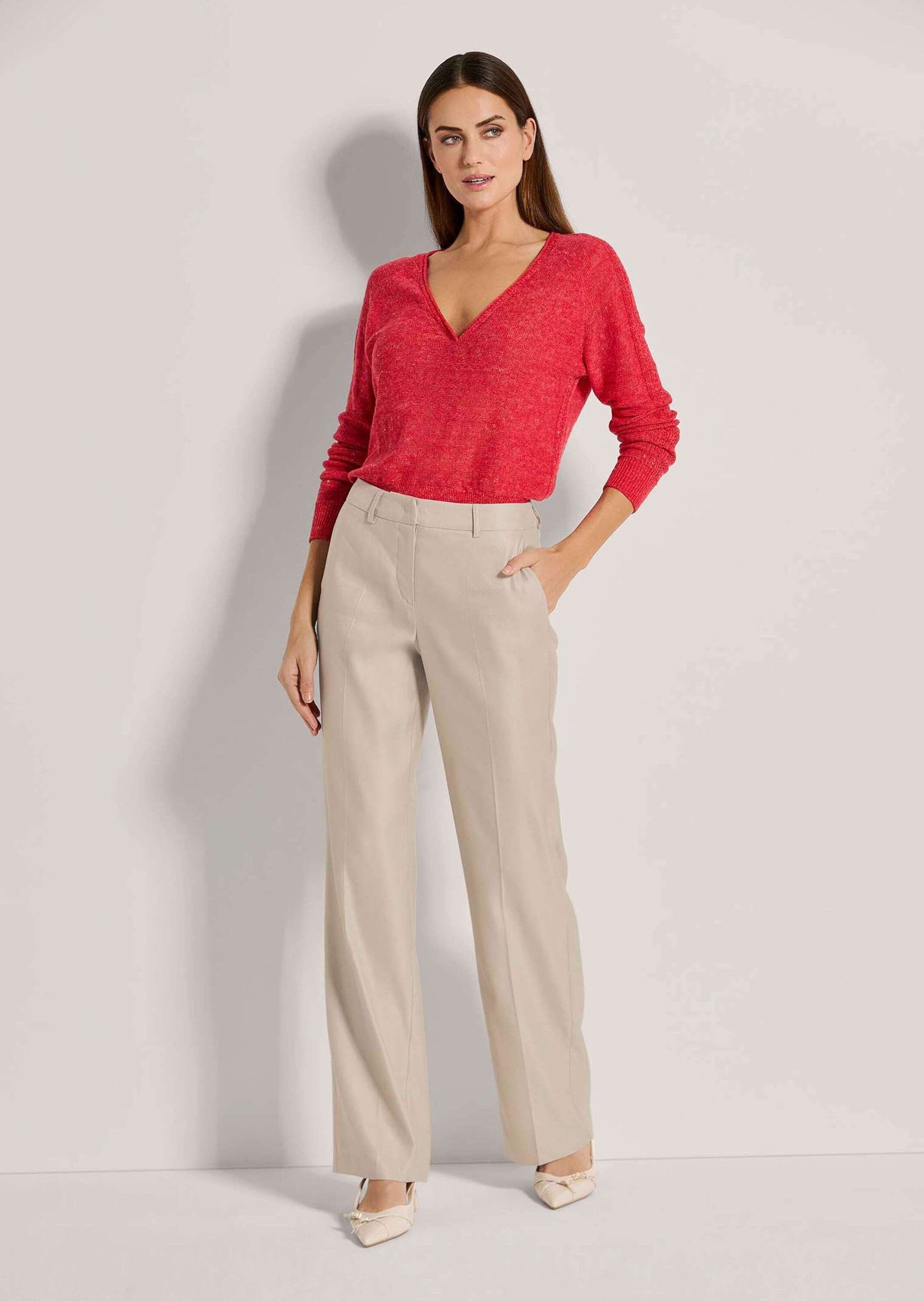 MADELEINE Bügelfaltenhose »Hose Weite Bügelfalten-Hose«