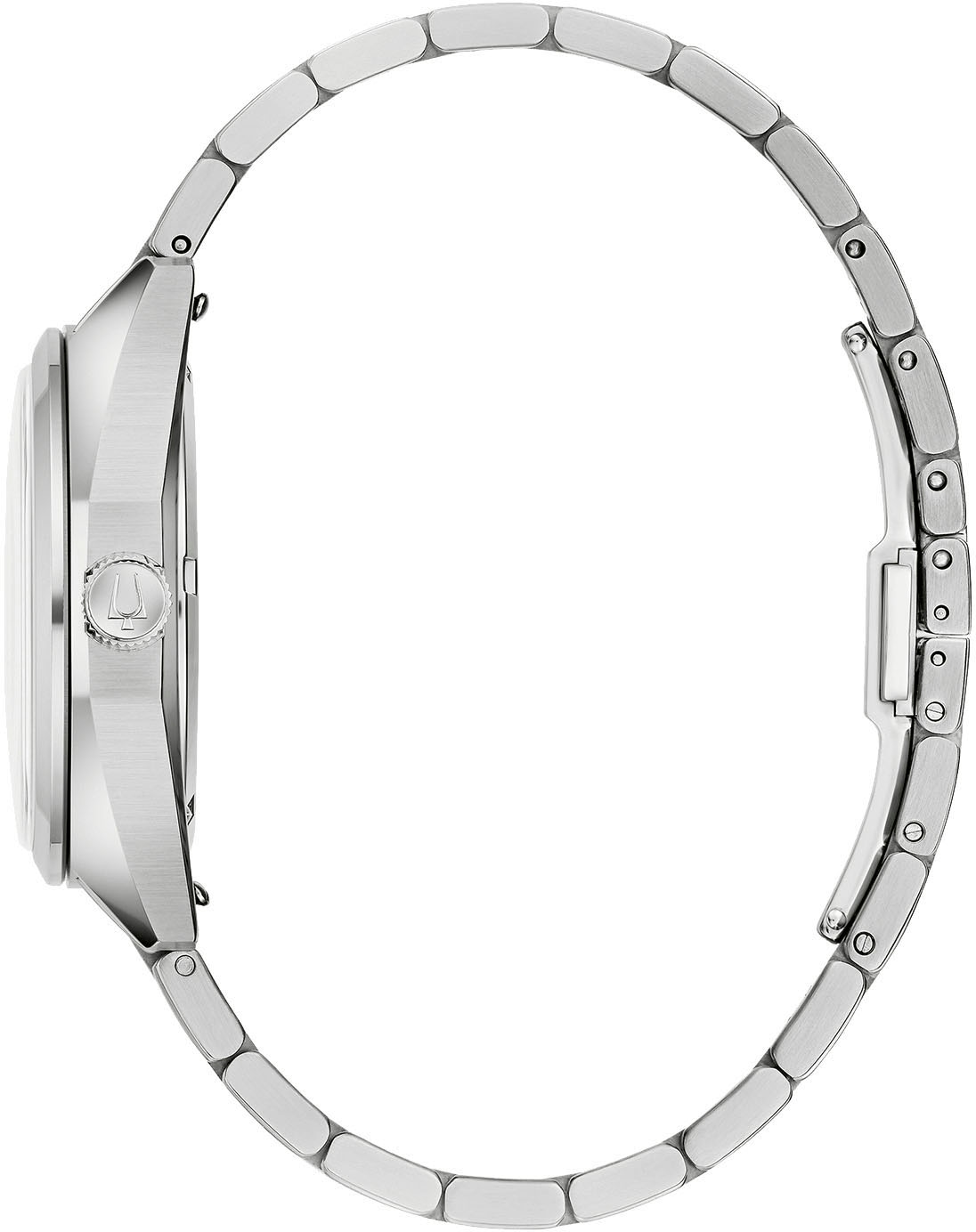 Bulova Quarzuhr »Jet Star«, Armbanduhr, Herrenuhr, Damenuhr, Edelstahlarmband, Saphirglas