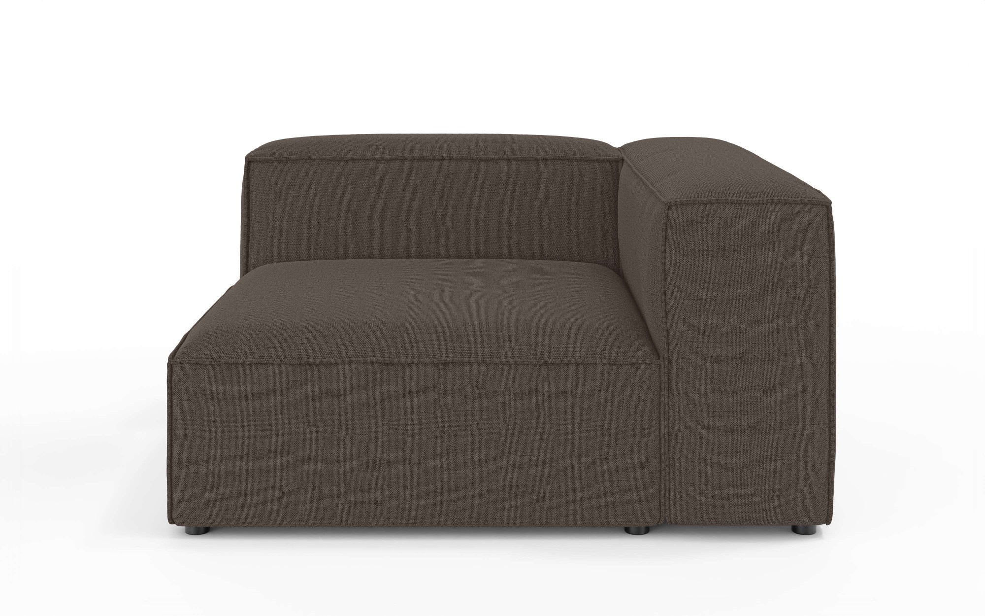 INOSIGN Ottomane »HAILY links/rechts bestellbar, Loungemöbel, Maße B/T/H: 130/130/72 cm«, als Modul oder separat verwendbar, für individuelle Zusammenstellung