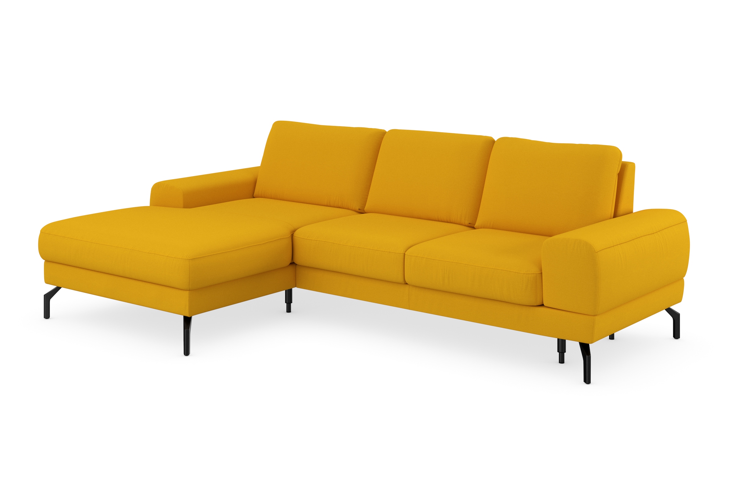 sit&more Ecksofa »Cinturo L-Form«, inklusive Sitztiefenverstellung und Federkern, Sitzhöhe 48 cm