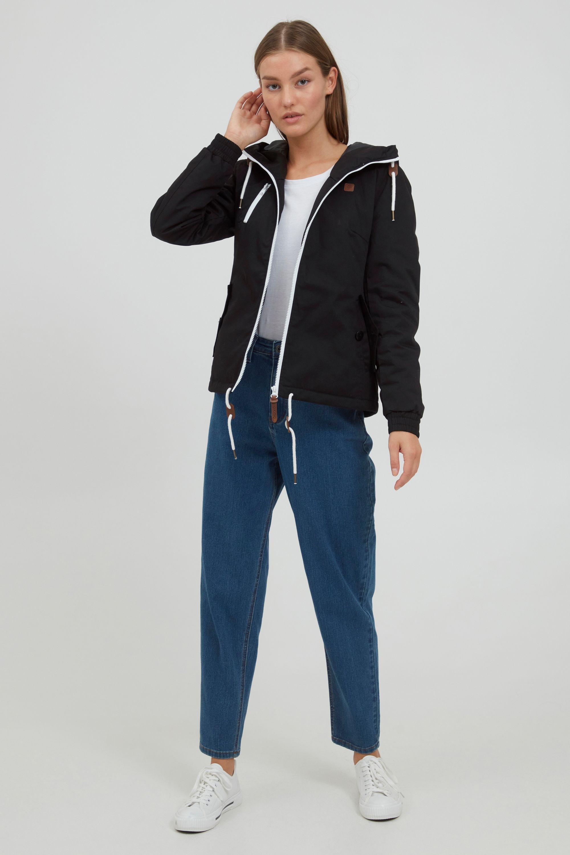 OXMO Kurzjacke »Kurzjacke OXTilda«, mit Kapuze