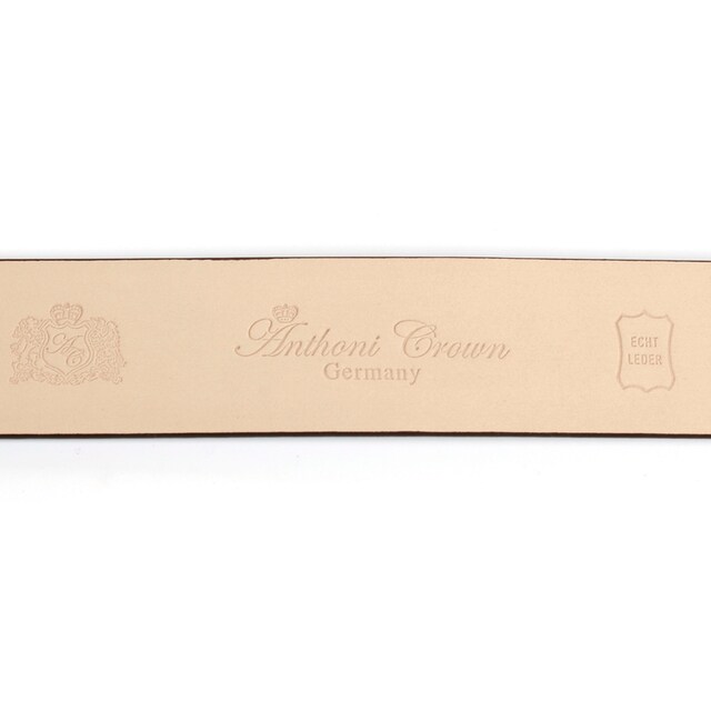 Anthoni Crown Ledergürtel, mit silberfarbener stilisierter Lilien-Schnalle  bestellen | UNIVERSAL
