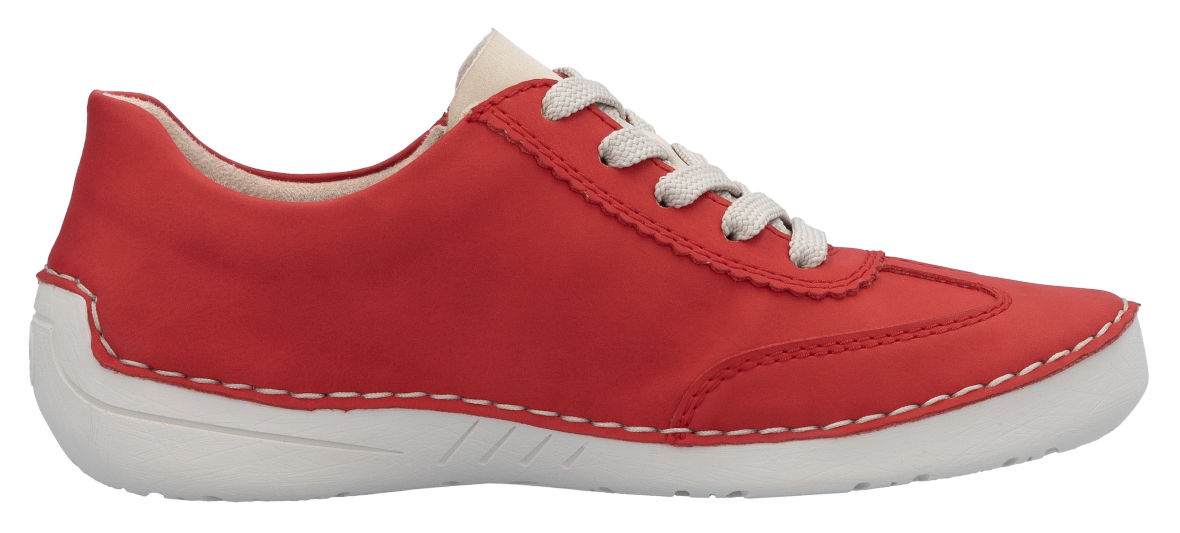 Rieker Sneaker  , Halbschuh, Freizeitschuh, Schnürschuh mit Reißverschluss