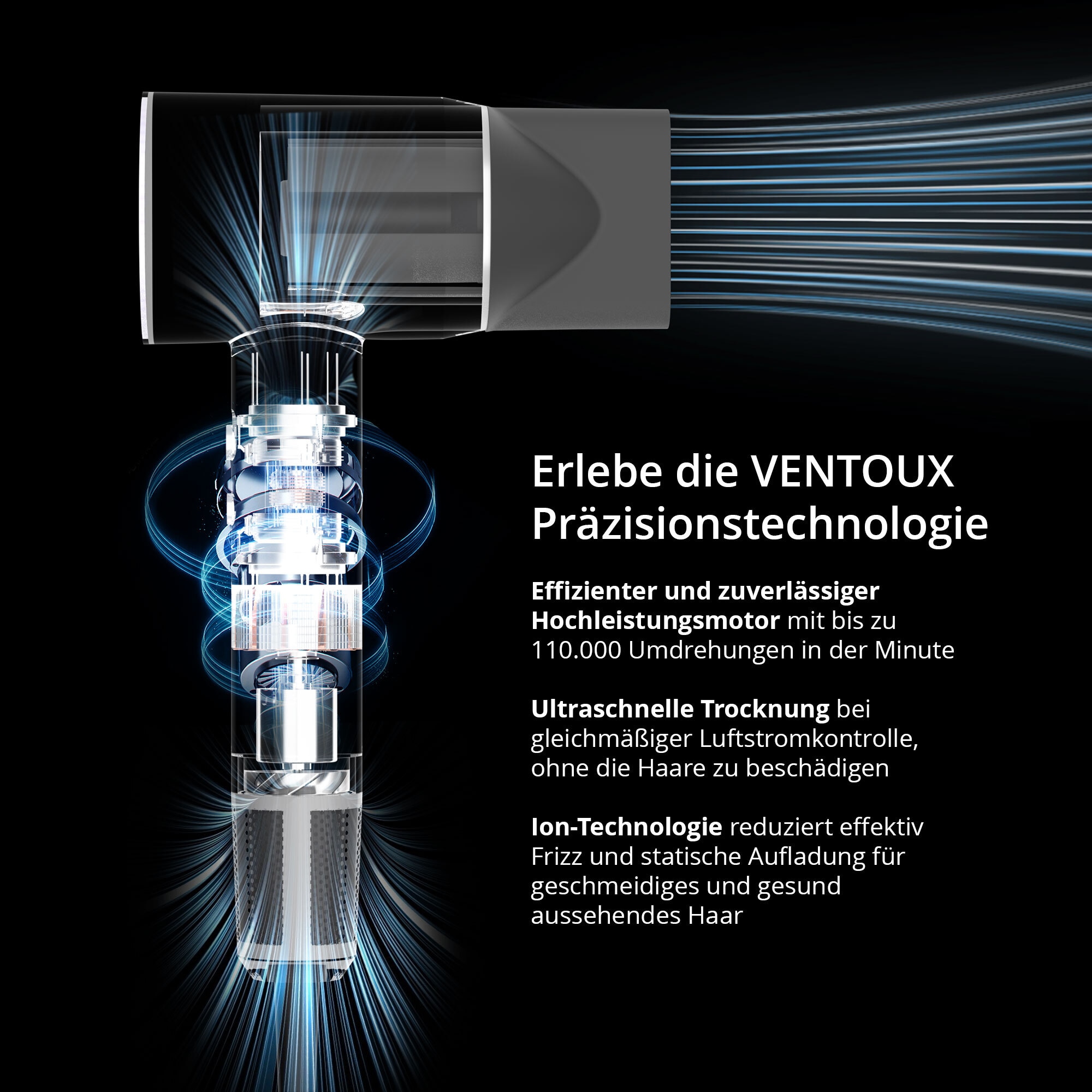 AILORIA Haartrockner »Highspeed Haartrockner VENTOUX«