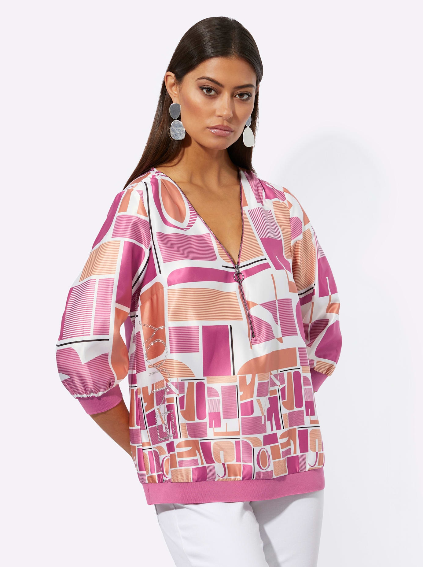 creation L Druckbluse