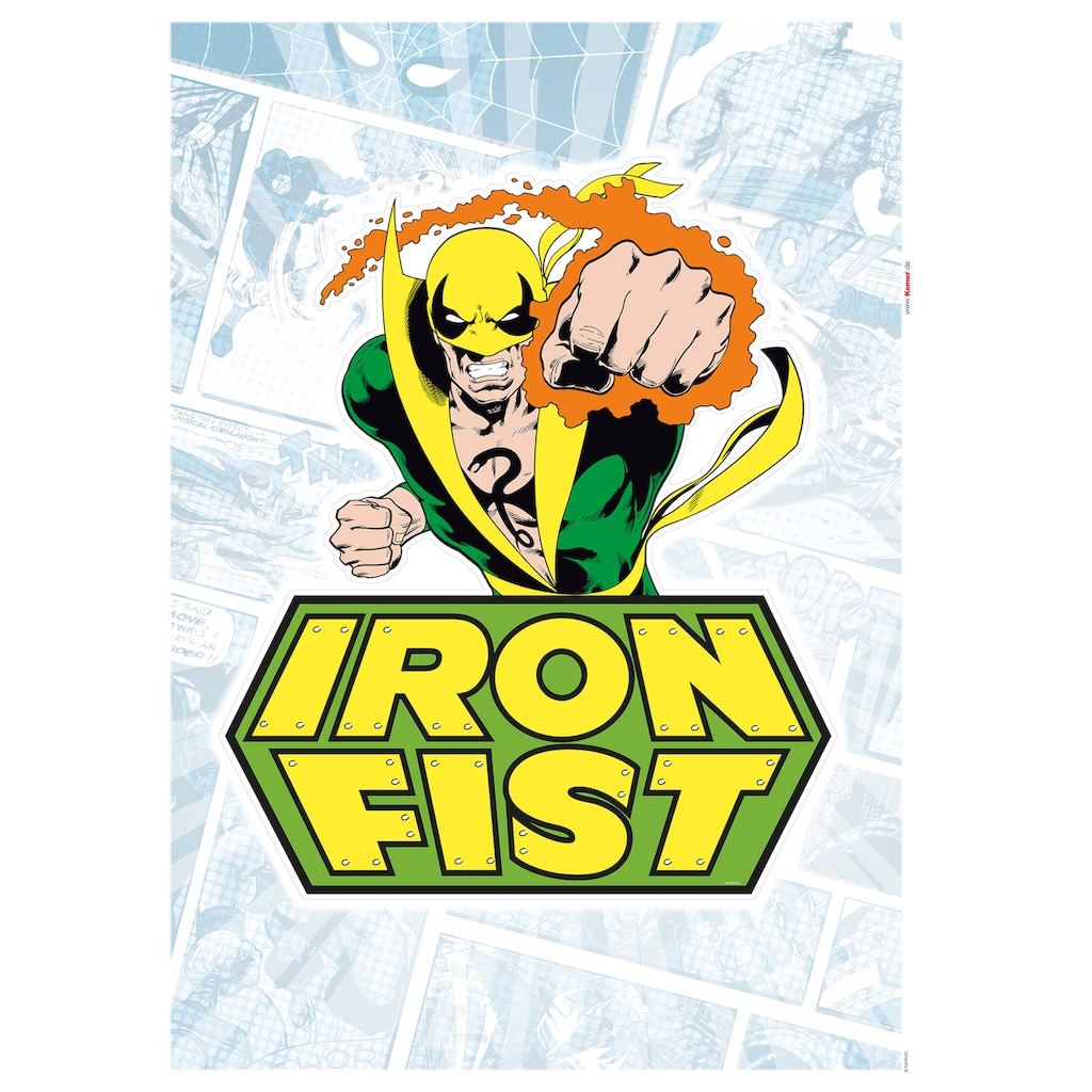 Komar Wandtattoo »Iron Fist Comic«, (1 St.)