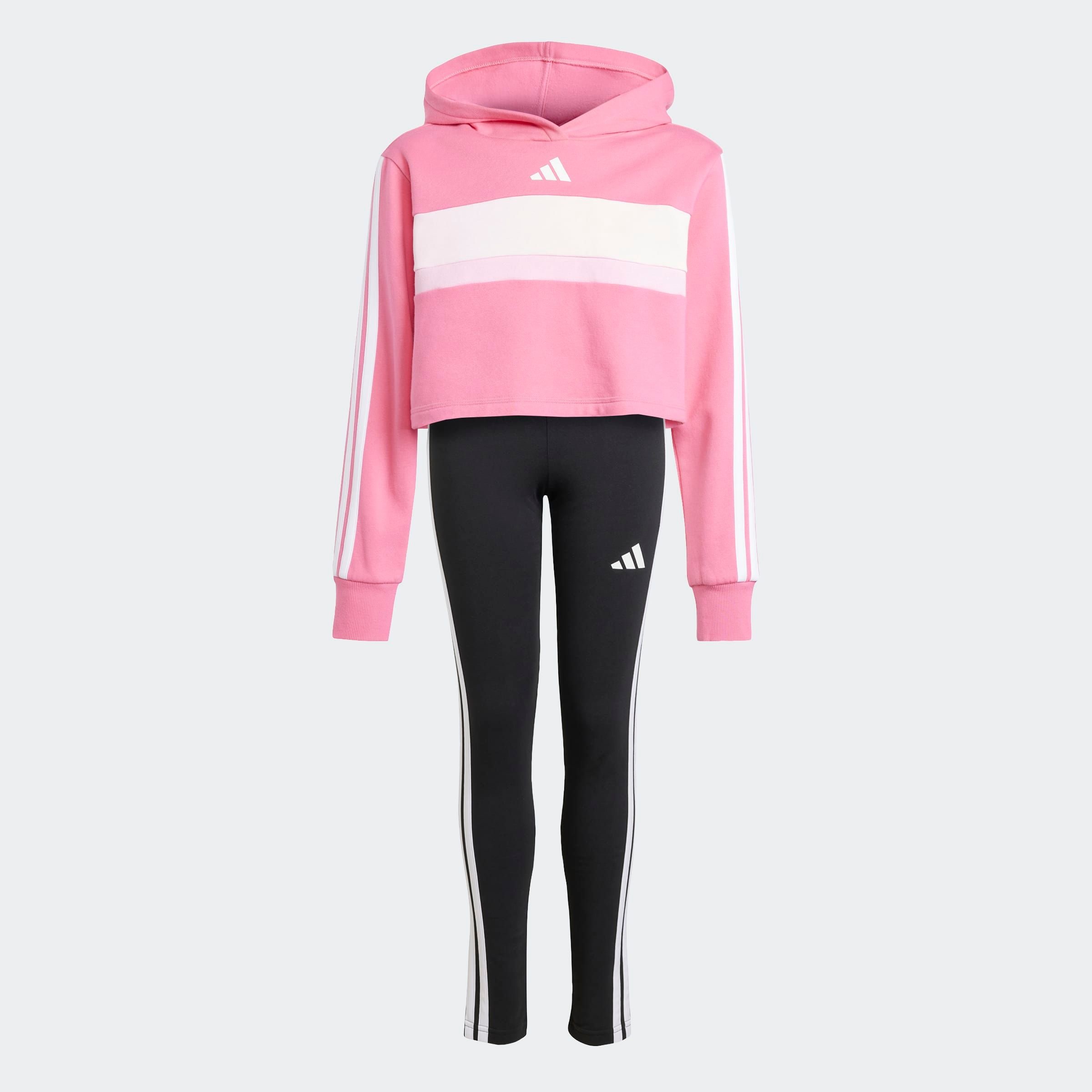 adidas Sportswear Trainingsanzug »SEASONAL ESSENTIALS TIBERIO 3-STREIFEN KIDS LEGGINGS-SET« 2 Stk.