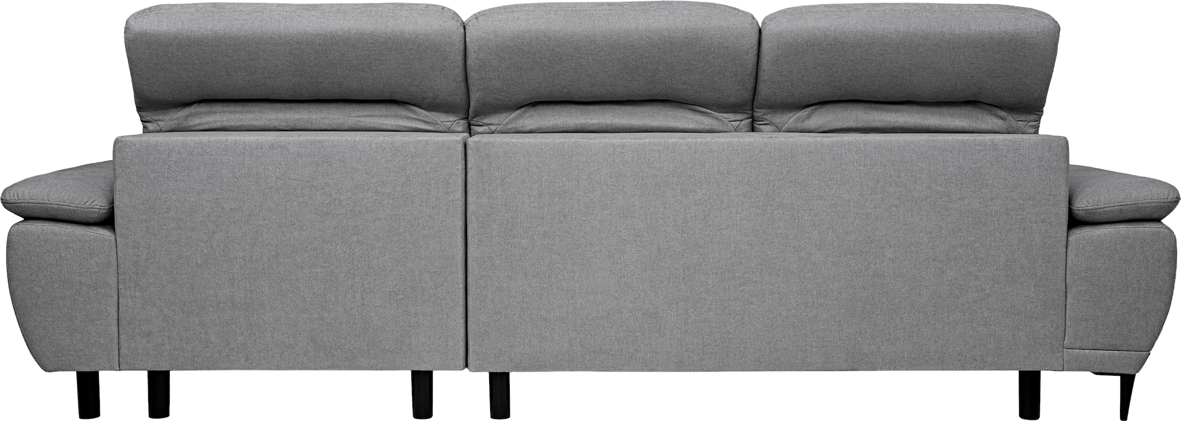 WERK2 Ecksofa »Focus-S, inkl. elektr. Sitzvorzug, manuelle Kopfteilverstellung« elektr. Sitztiefenverstellung, flexible Kopfstützen, 12cm Füße, L-Form