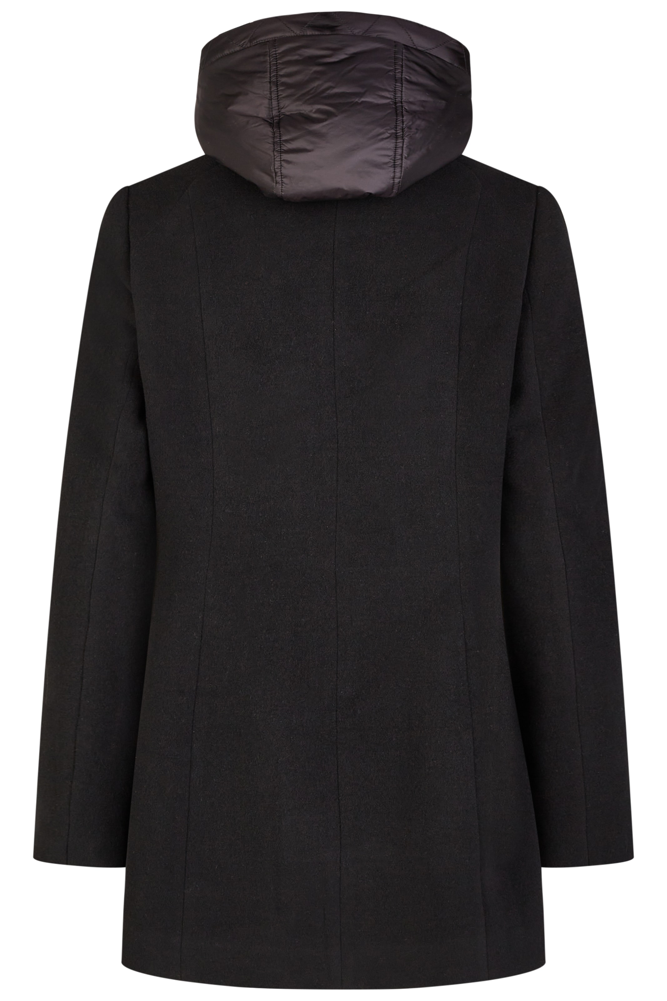 Barbara Lebek Wolljacke, mit Kapuze, mit Kapuze