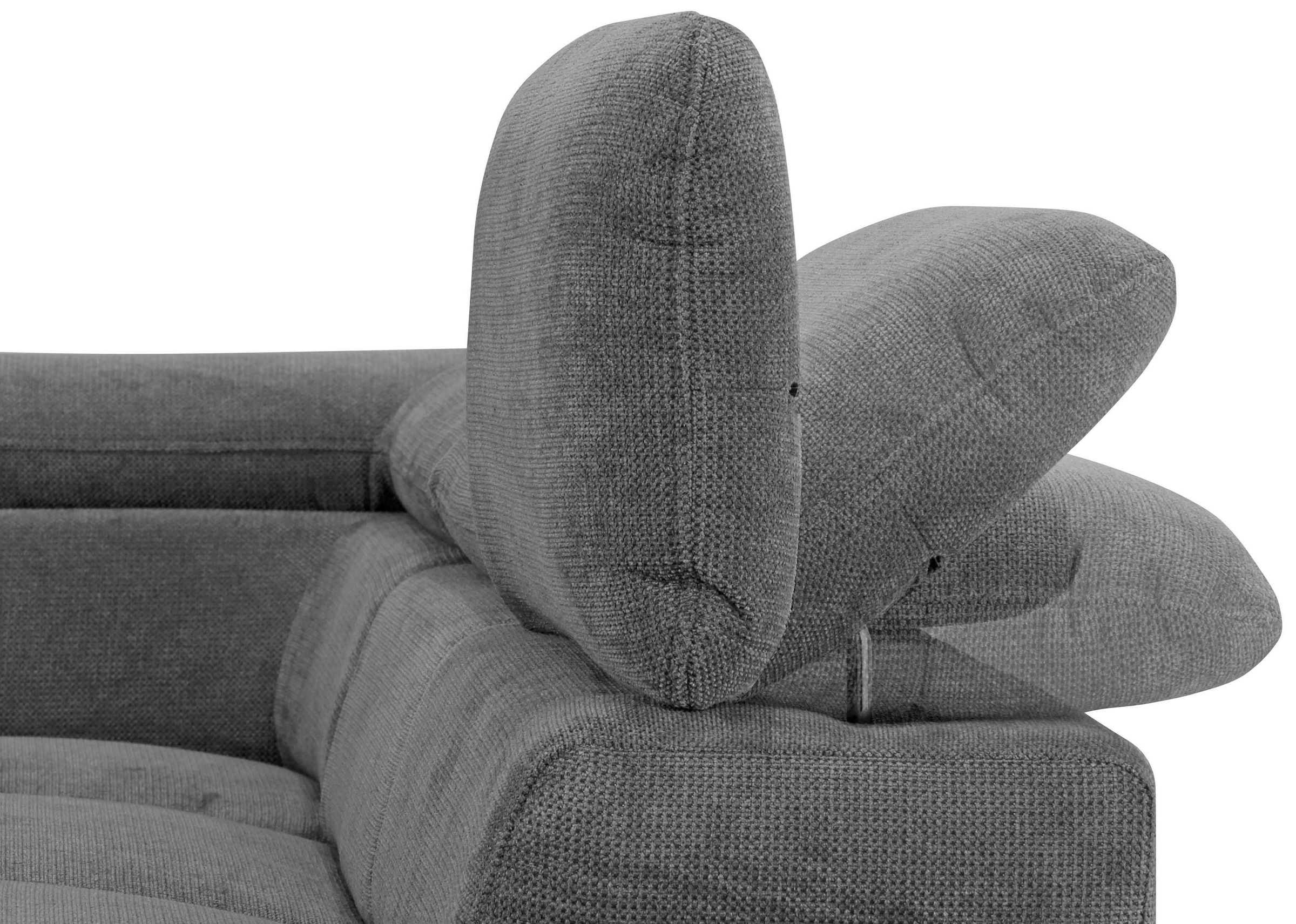 Home affaire Ecksofa »Alberto L-Form«, mit Kopfteilverstellung, wahlweise mit Bettfunktion