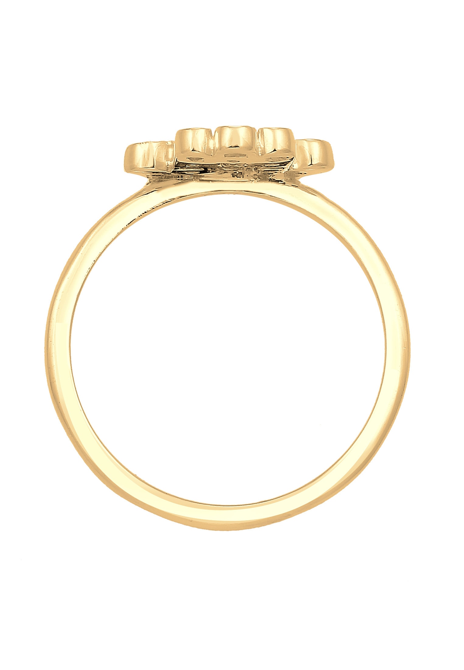 Elli Silberring »Ring Hamsa Hand der Fatima Zirkonia Boho 925 Silber«