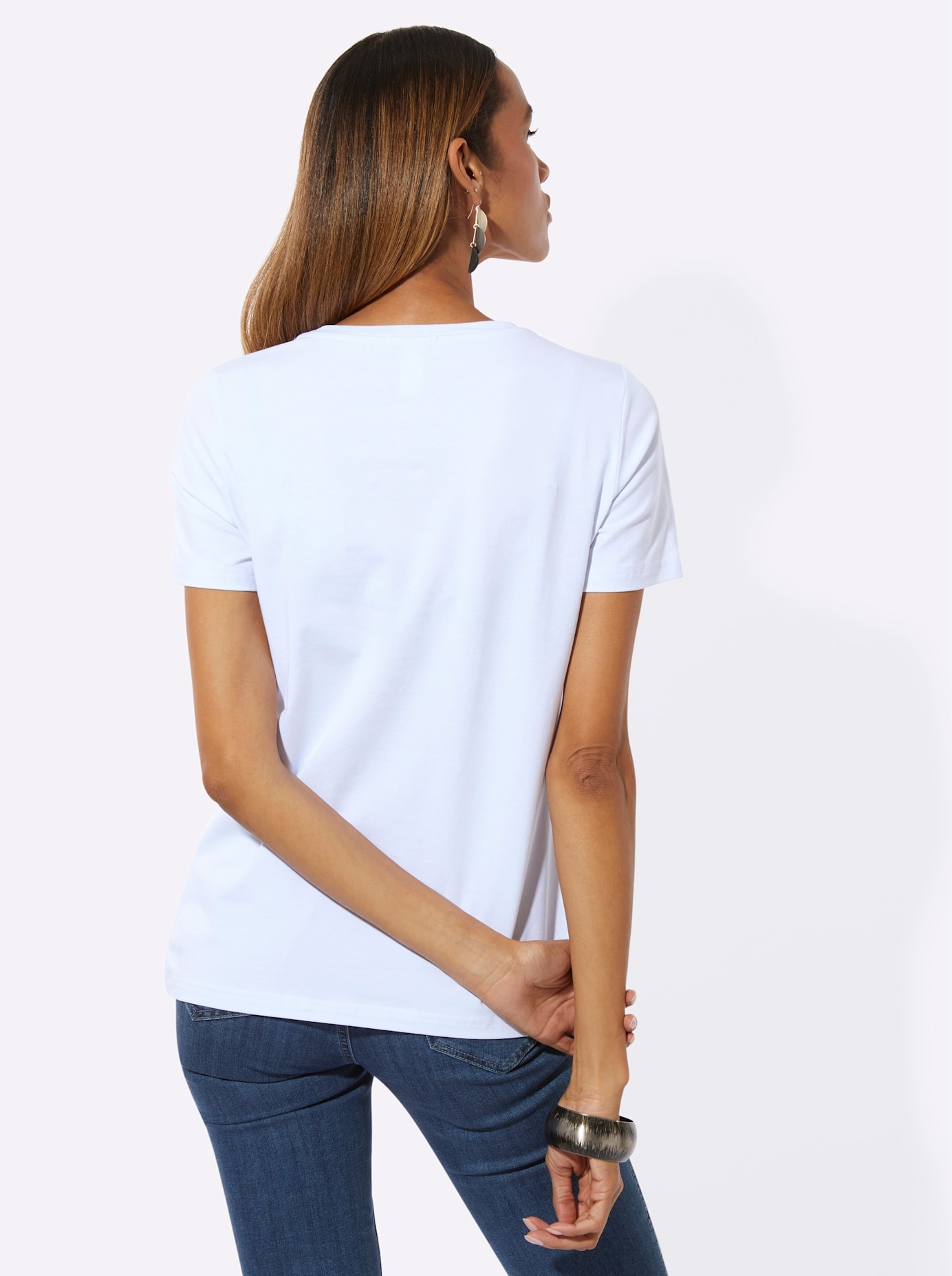 creation L Kurzarmshirt »Shirt« 1 tlg.