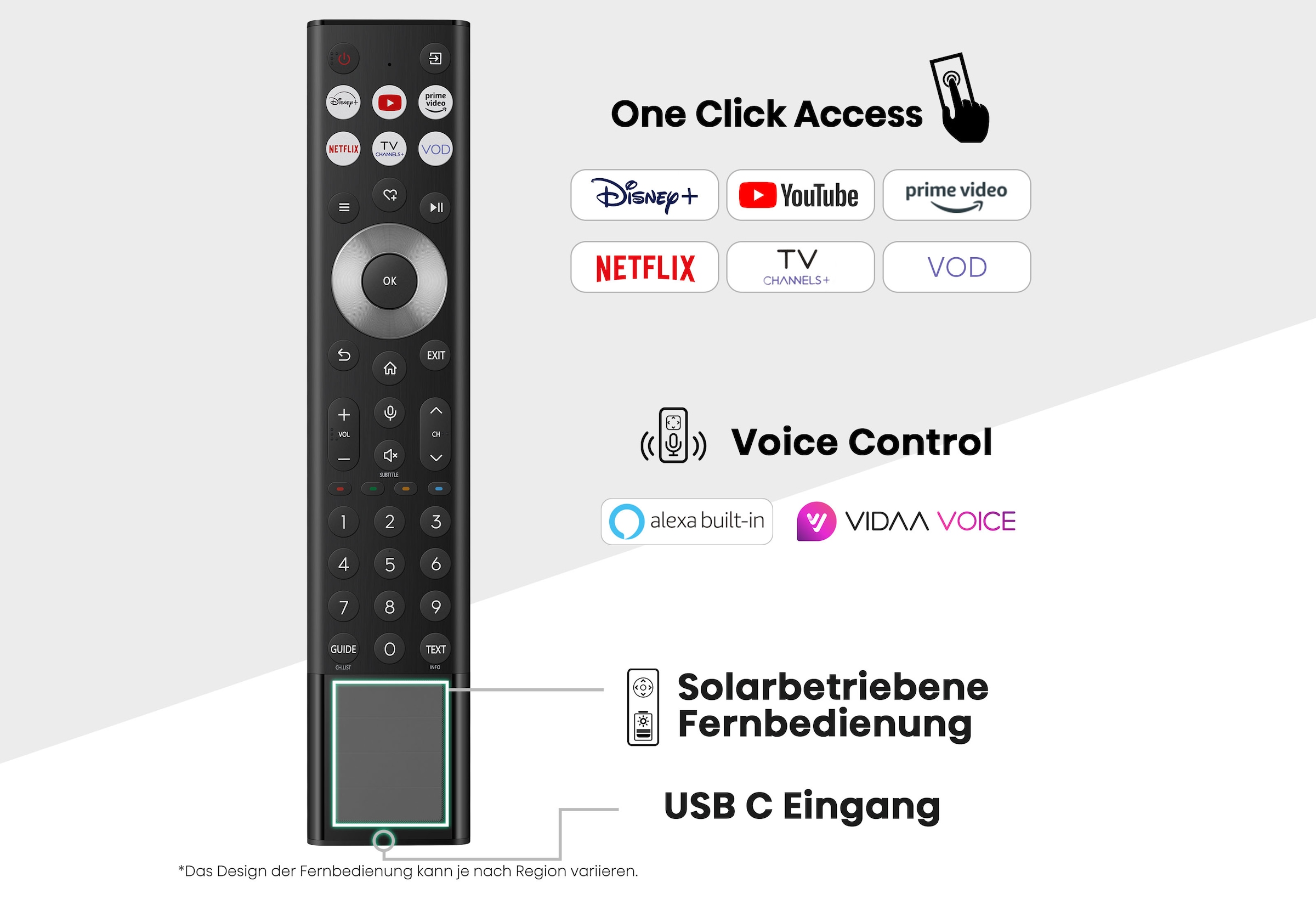 Hisense QLED Mini LED-Fernseher »55U7Q PRO« 139 cm/55 ″ Smart-TV 4K UHD MiniLED Smart TV